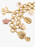 Collar Corto De Eslabones Con Motivos Marinos