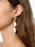 Pendientes Largos Con Conchas
