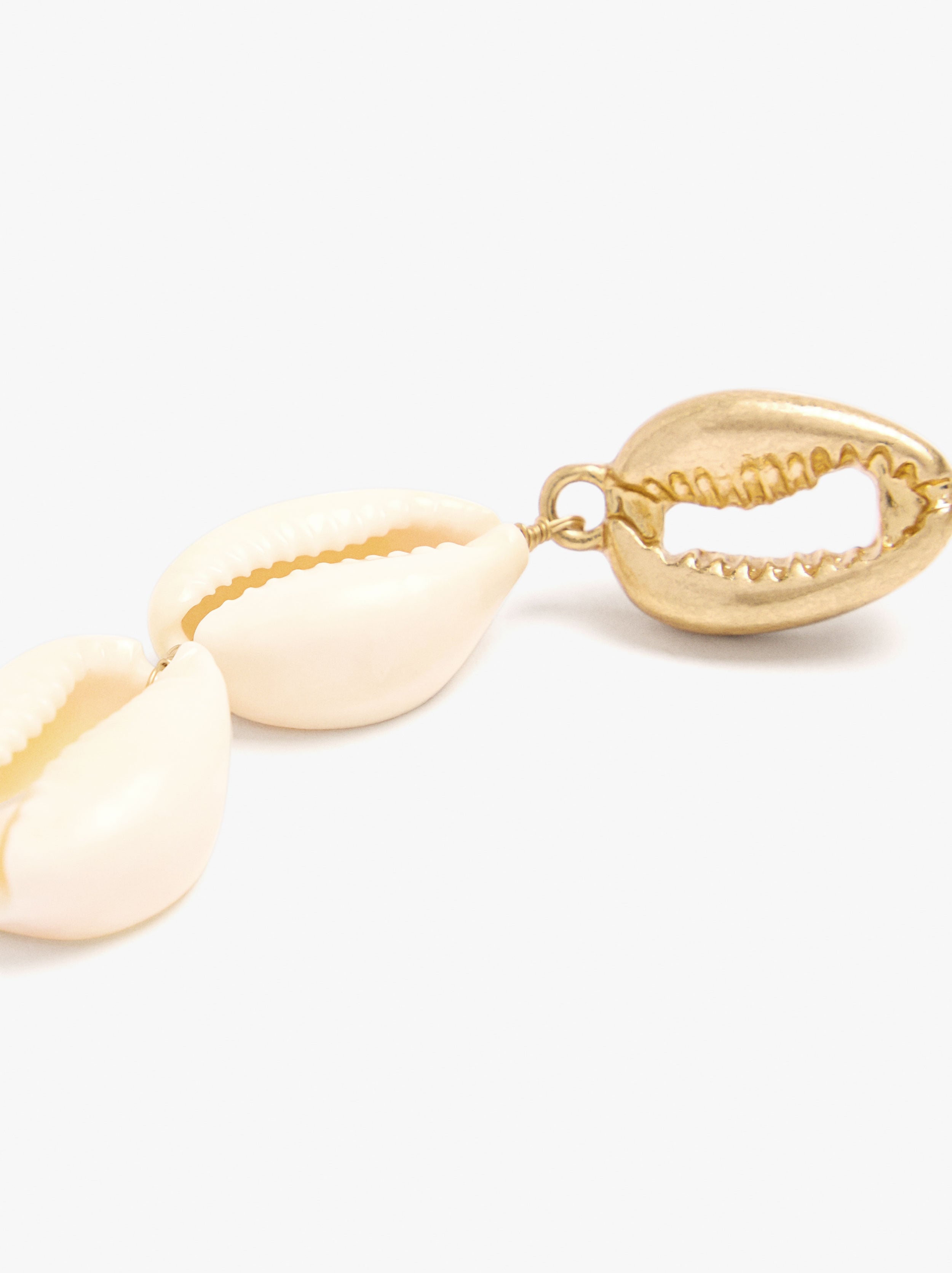 Pendientes Largos Con Conchas