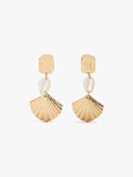 Pendientes Largos Con Conchas