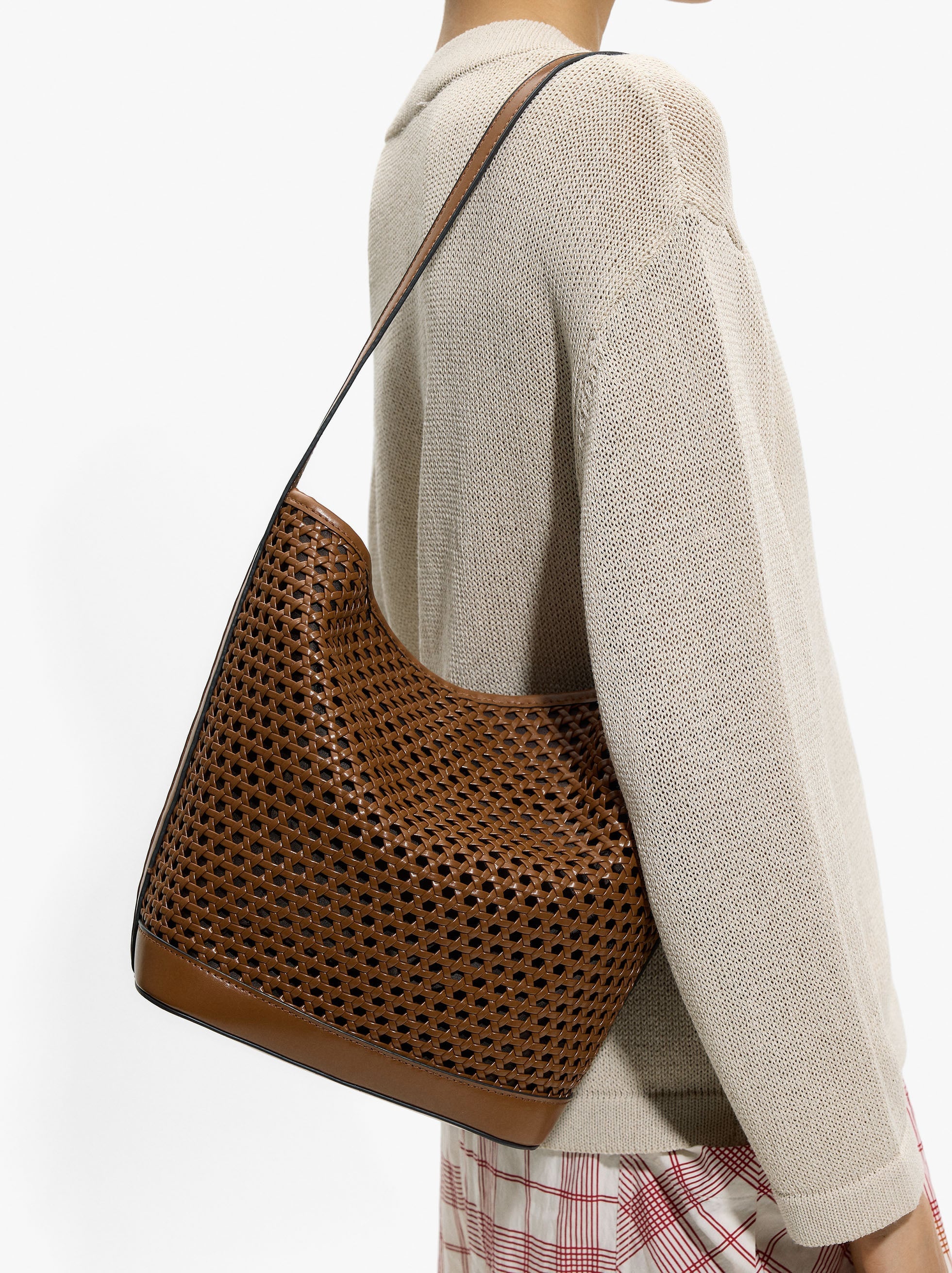 Bolso Bombonera Trenzado
