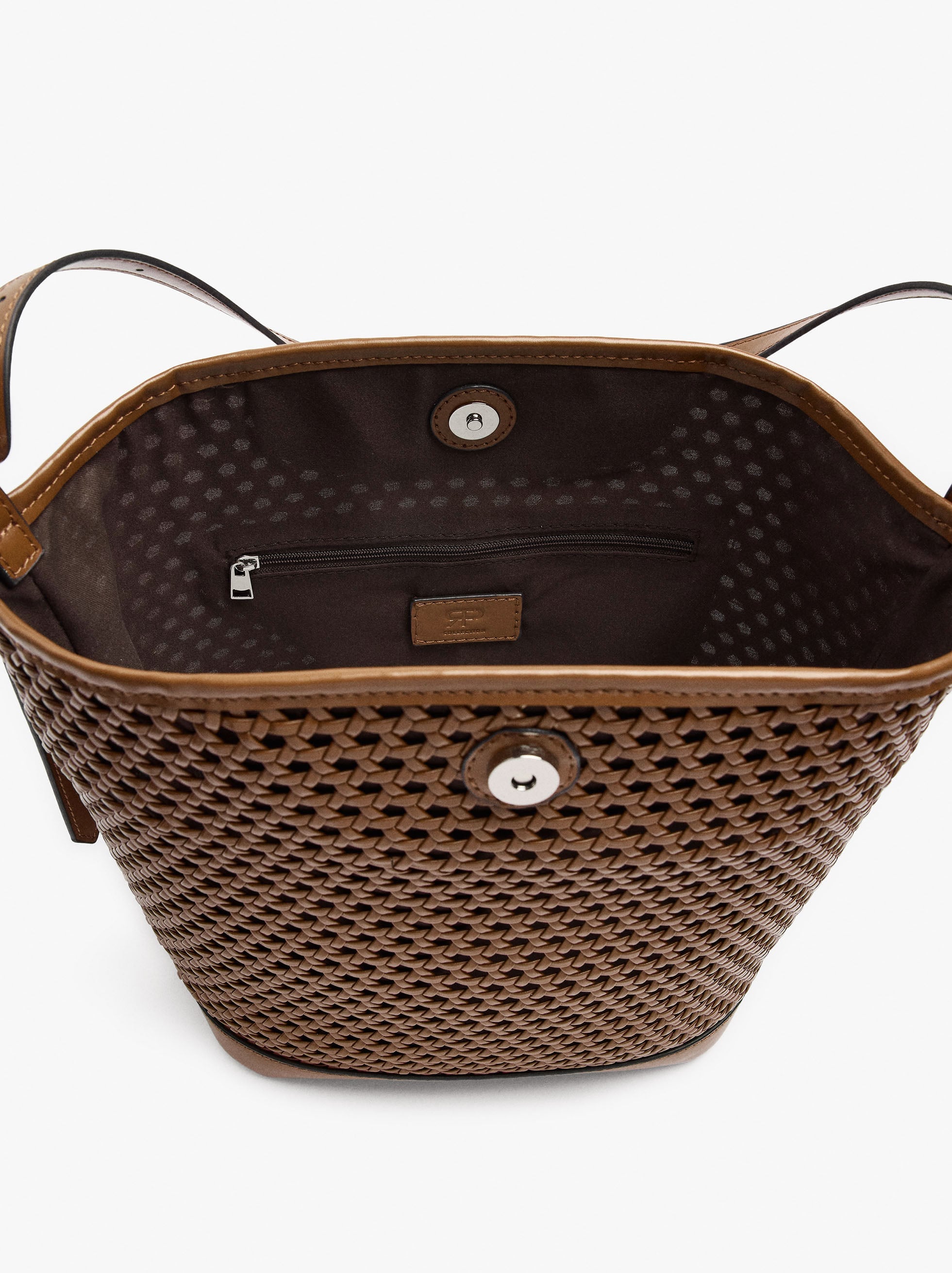 Bolso Bombonera Trenzado