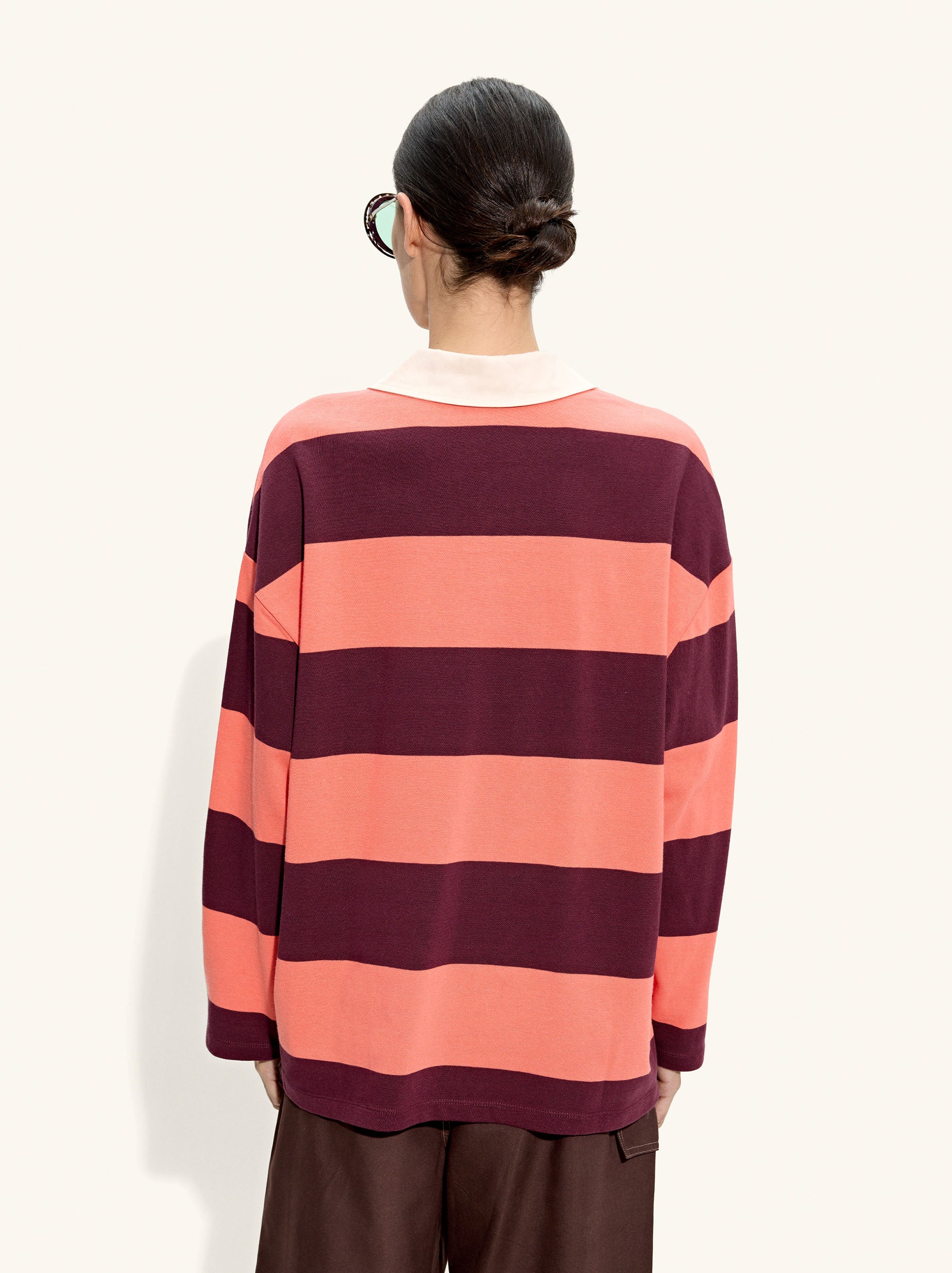 Sudadera Con Rayas 100% Algodón