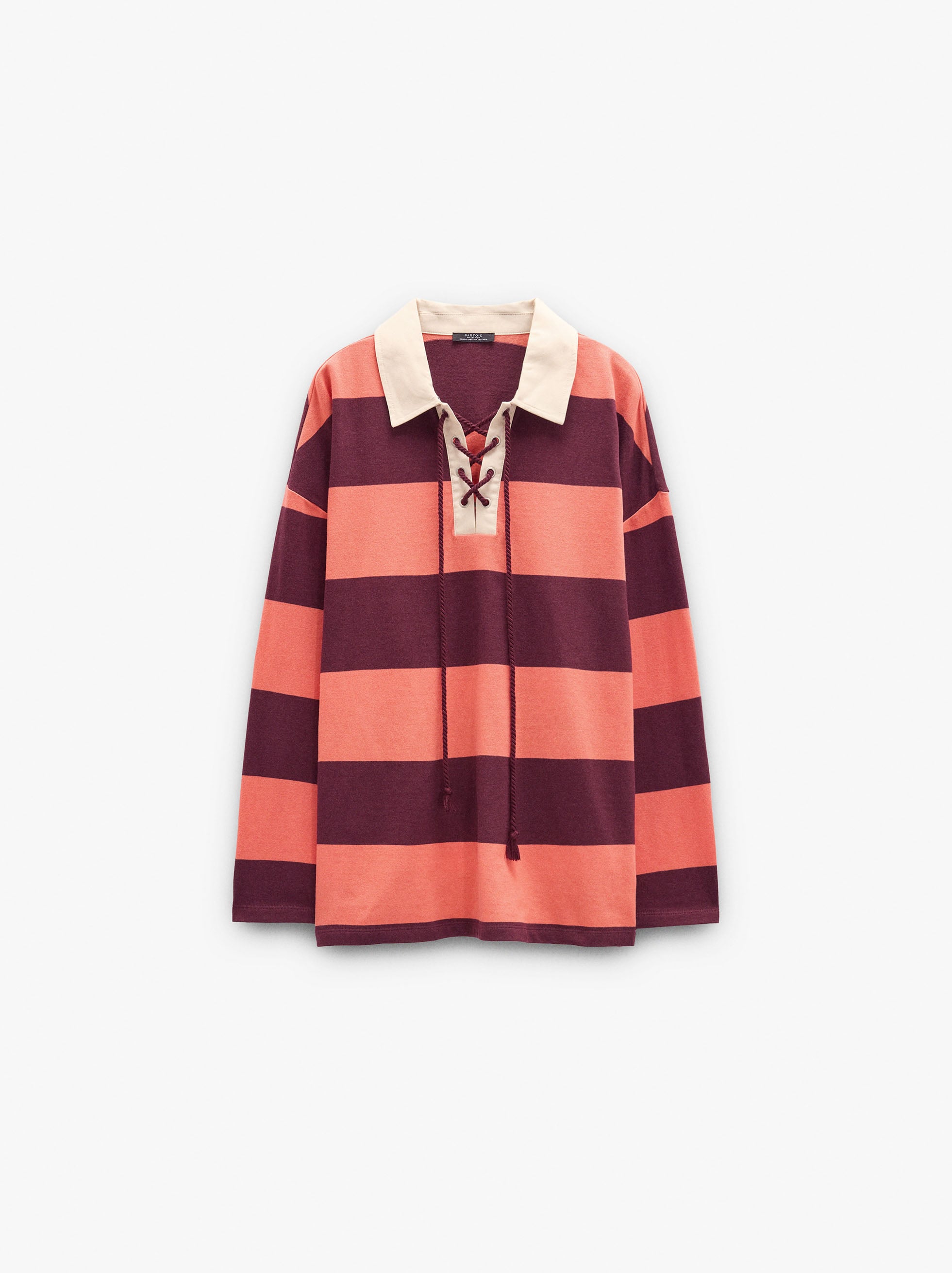 Sudadera Con Rayas 100% Algodón