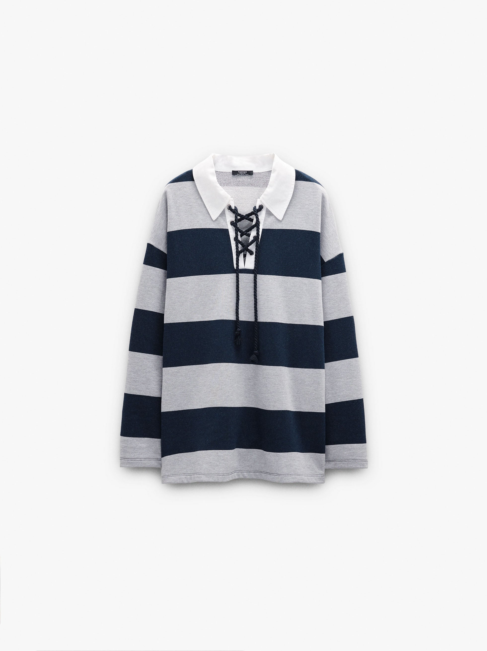 Sudadera Con Rayas 100% Algodón