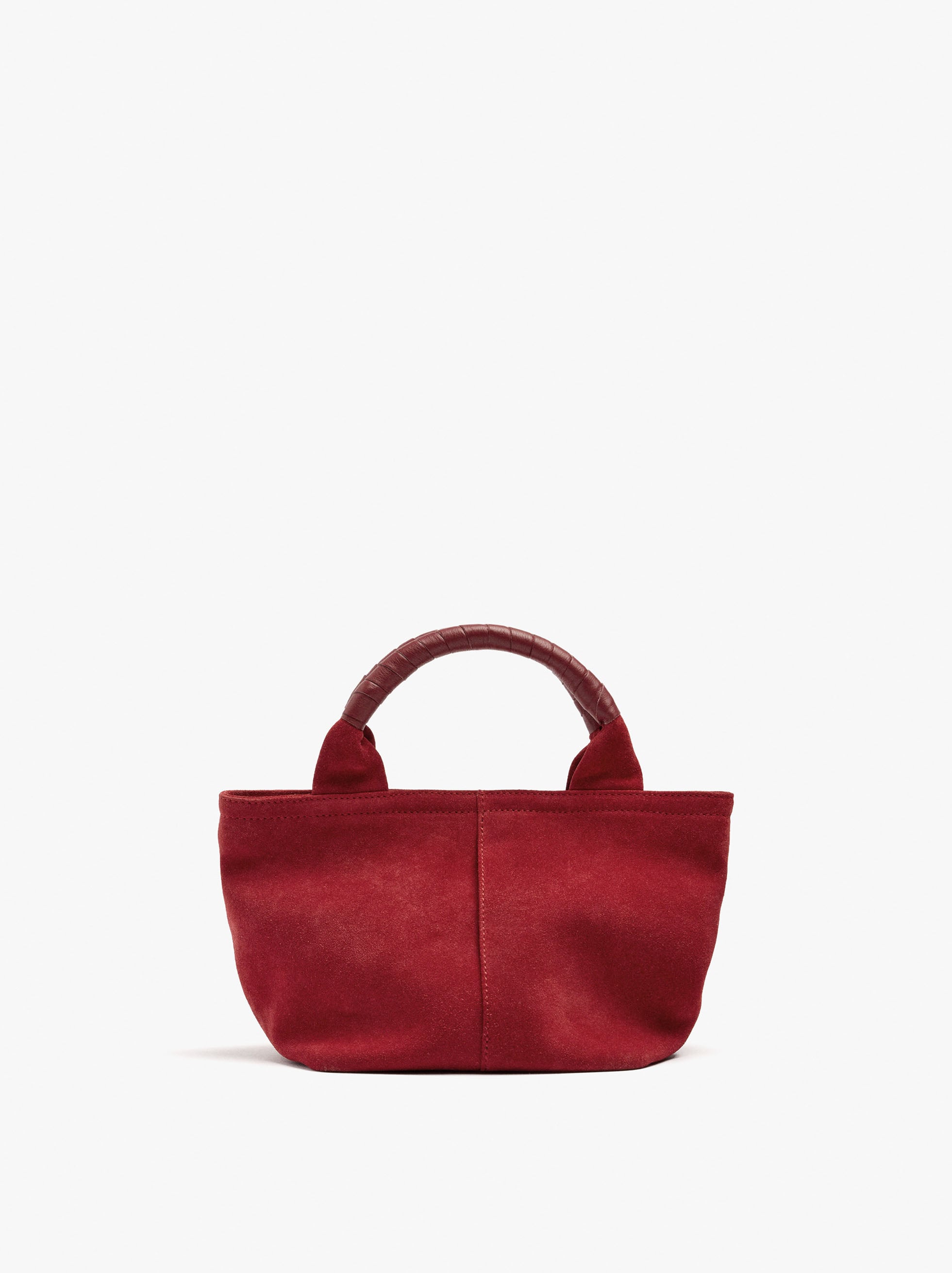 Bolso Tote De Piel Con Bandolera
