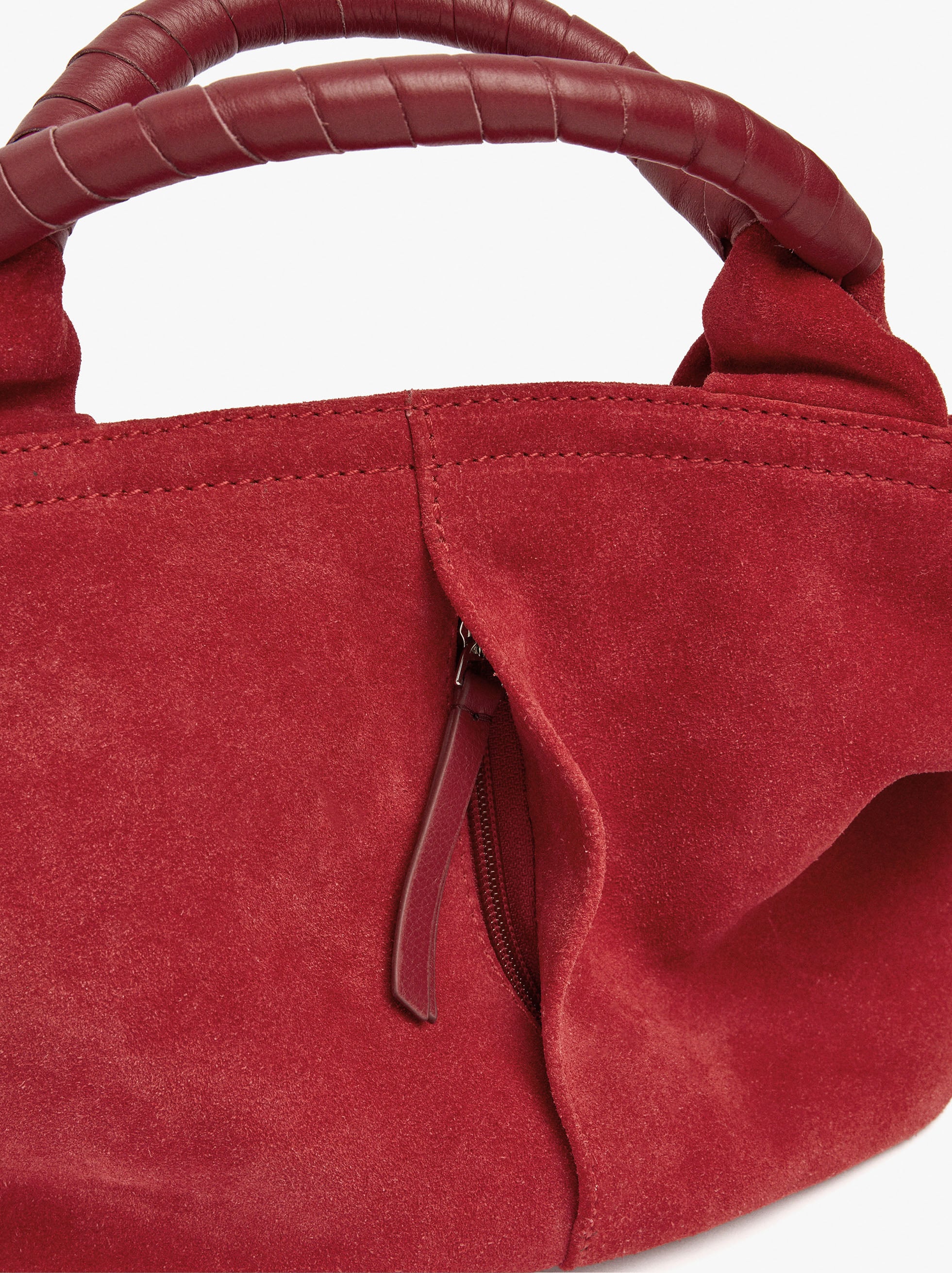 Bolso Tote De Piel Con Bandolera