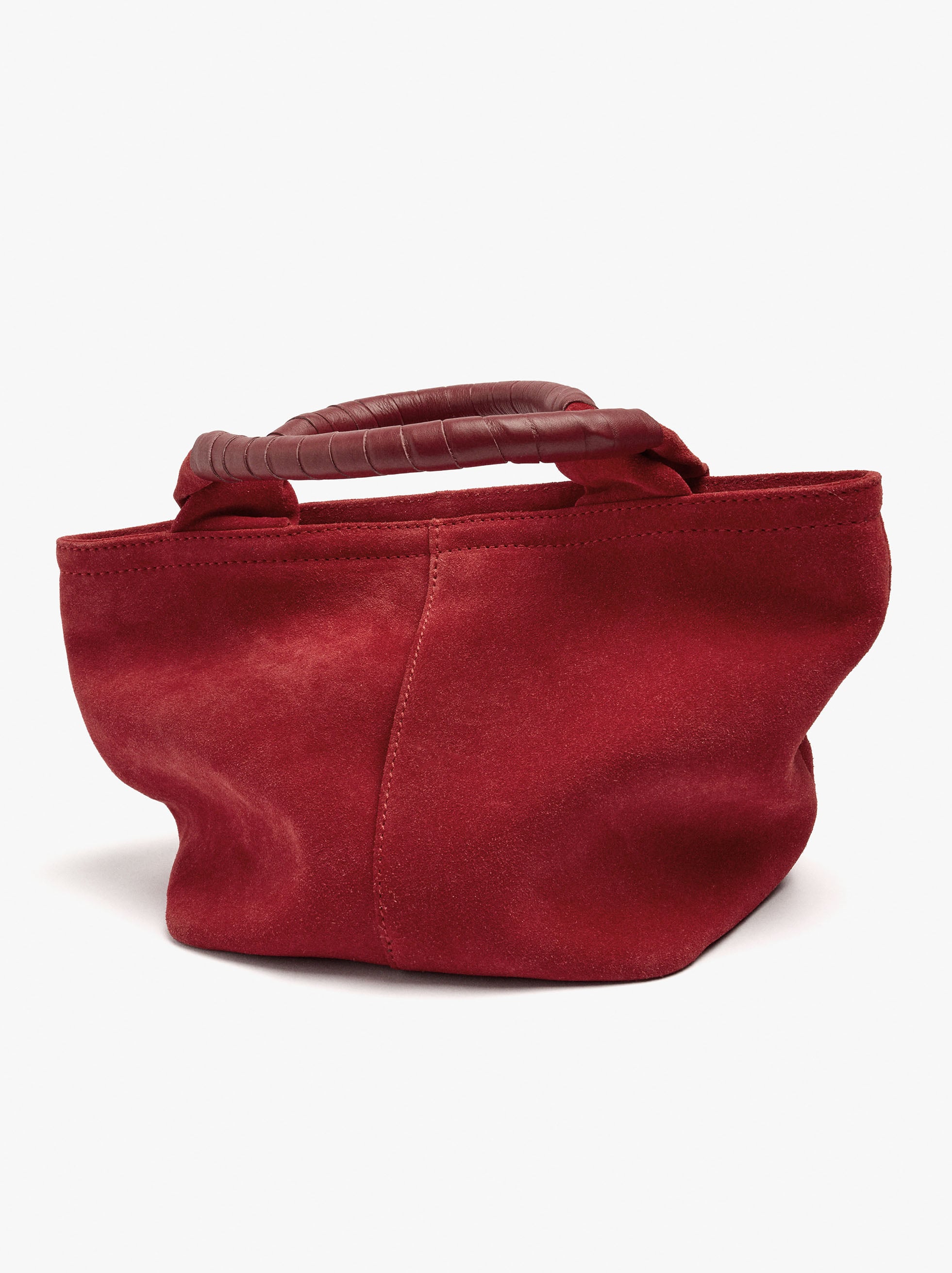 Bolso Tote De Piel Con Bandolera