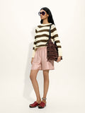 Bolso Shopper De Piel Con Volantes