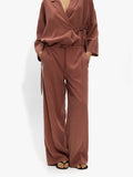 Pantalón Fluido Con Bolsillos