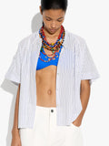 Camisa A Rayas 100% Algodón