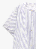 Camisa A Rayas 100% Algodón