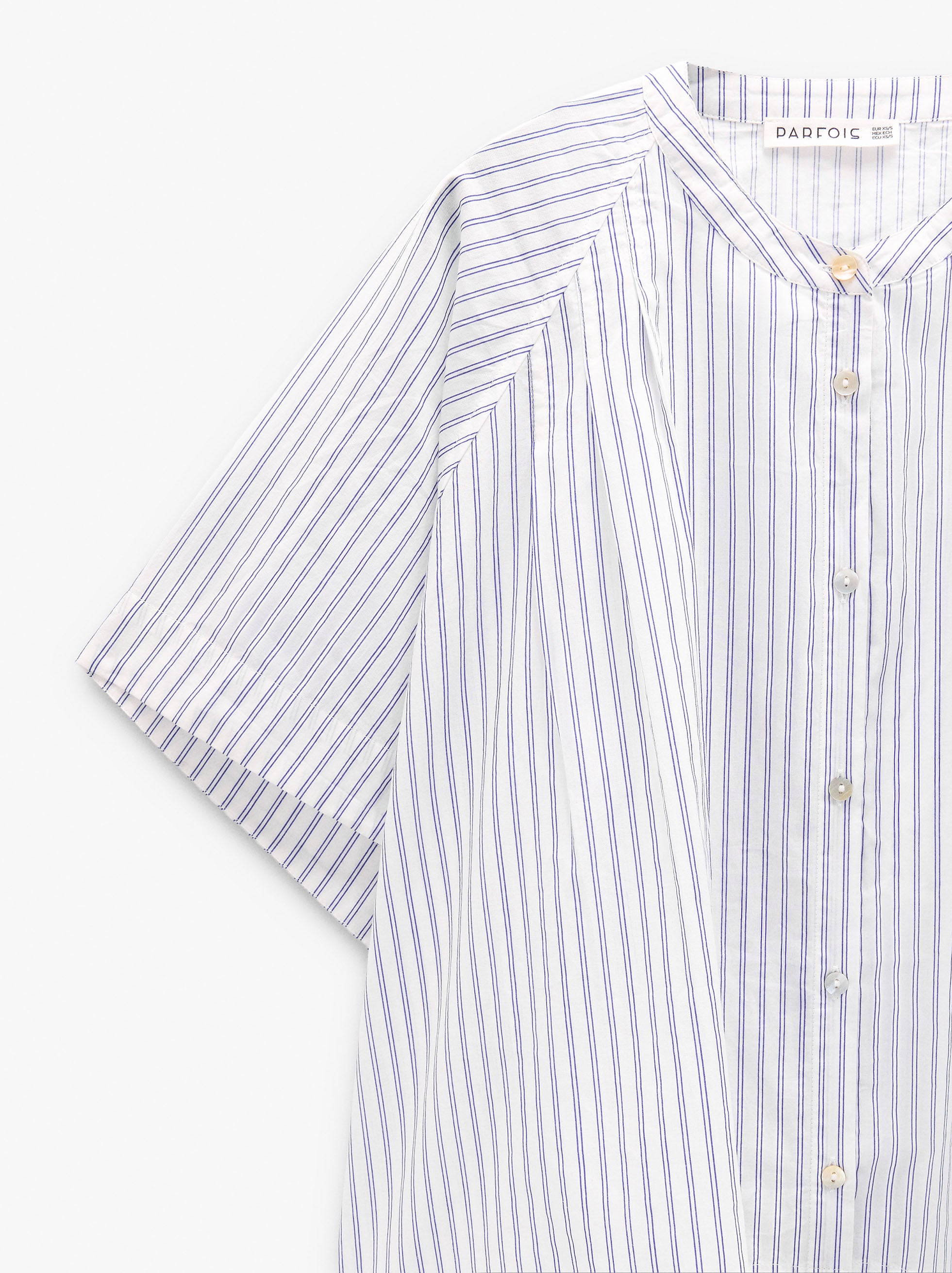 Camisa A Rayas 100% Algodón