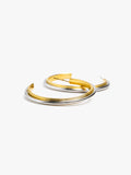 Aros Dobles Bicolor - Acero Inoxidable