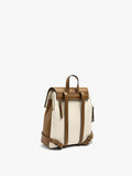 Mochila Color Block Con Solapa