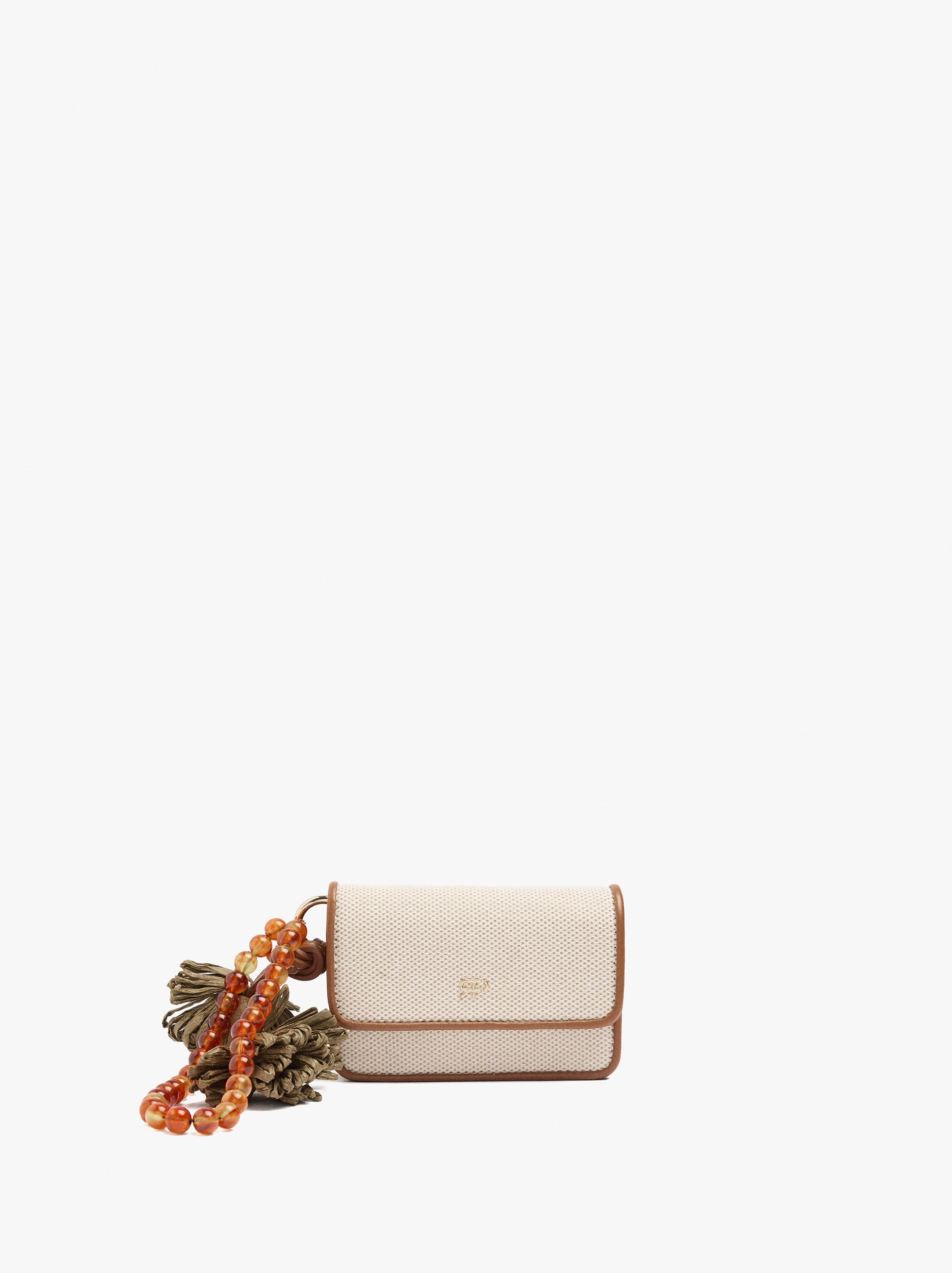 Mini Bolso Con Tejido Estilo Cartera