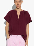 Blusa Efecto Arrugado 100% Algodón