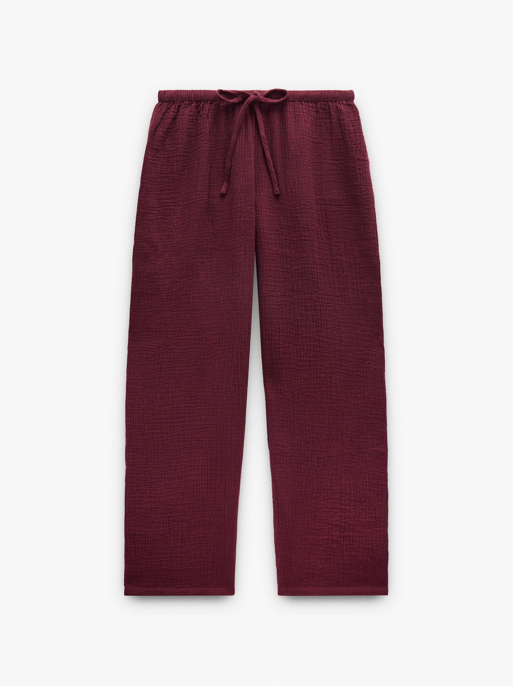 Pantalón Efecto Arrugado 100% Algodón