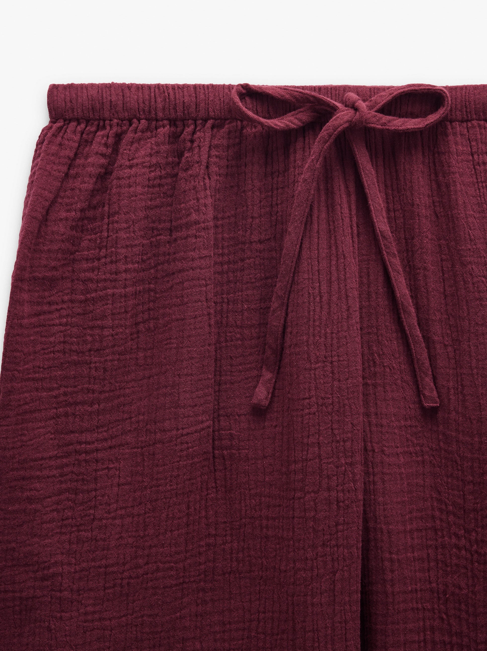 Pantalón Efecto Arrugado 100% Algodón