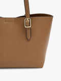 Bolso Tote Con Textura Y Bolsa Removible