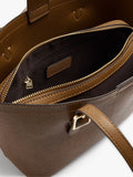 Bolso Tote Con Textura Y Bolsa Removible