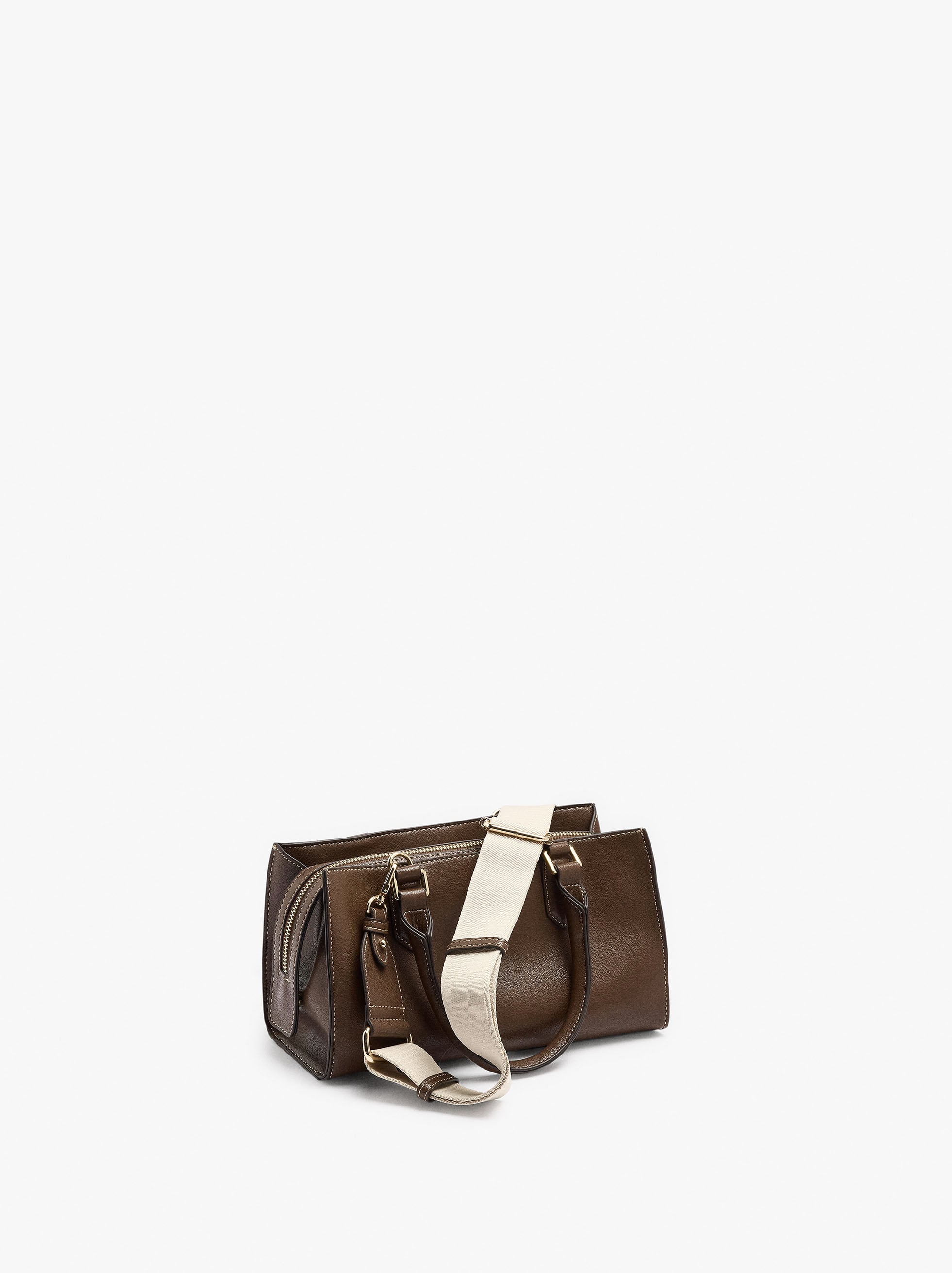 Bolso Tote Con Colgante