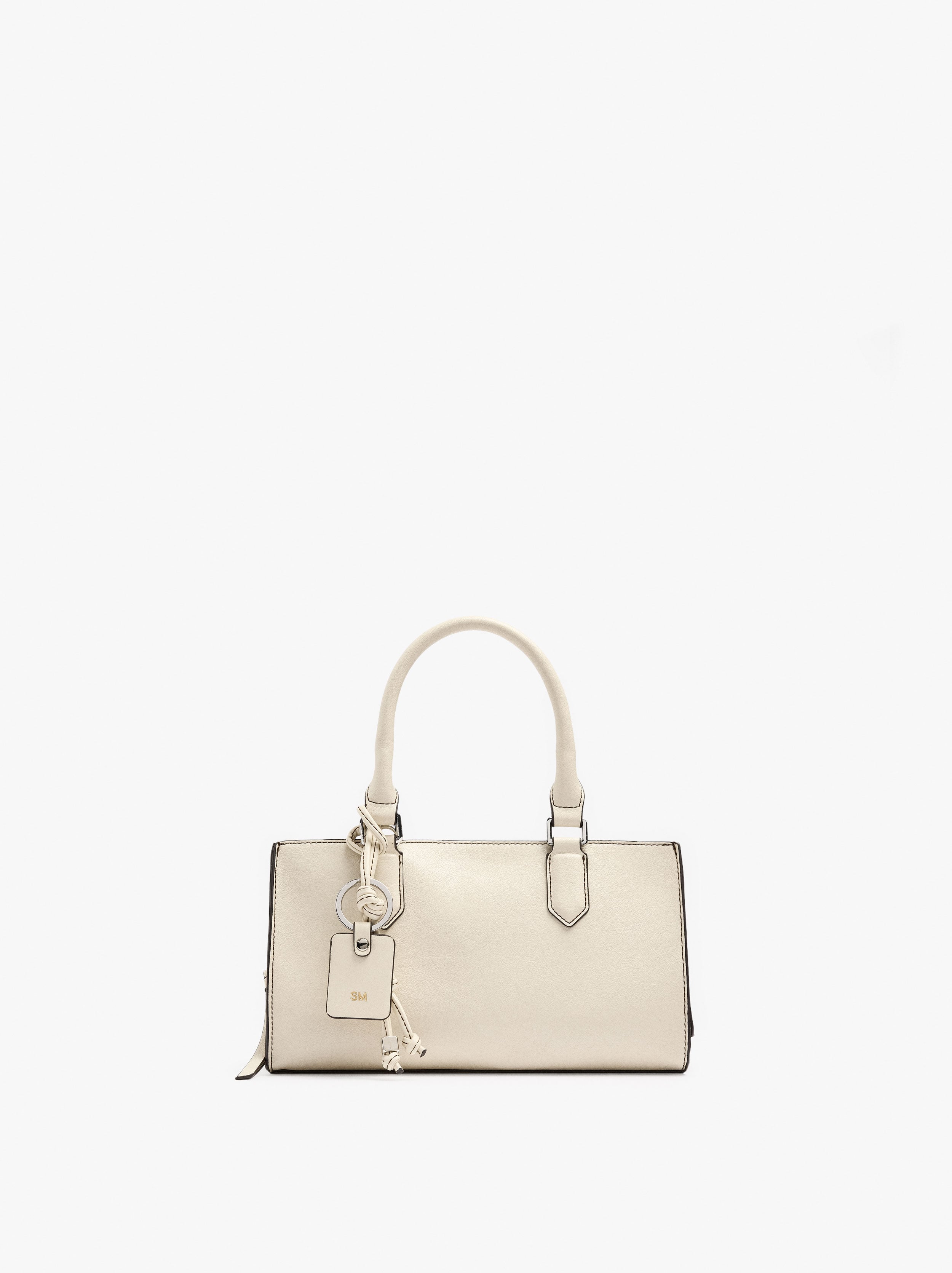 Bolso Tote Con Colgante