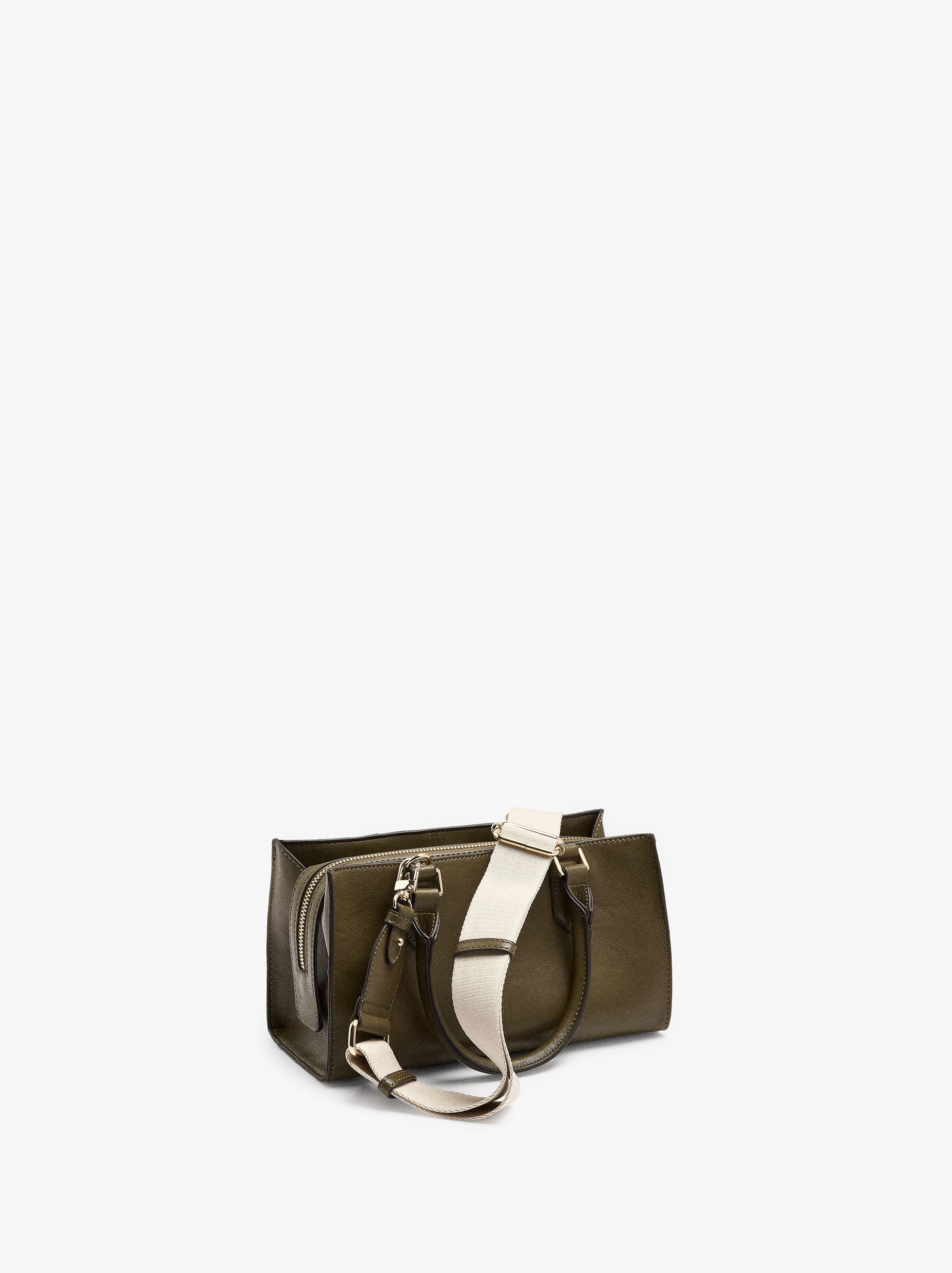 Bolso Tote Con Colgante