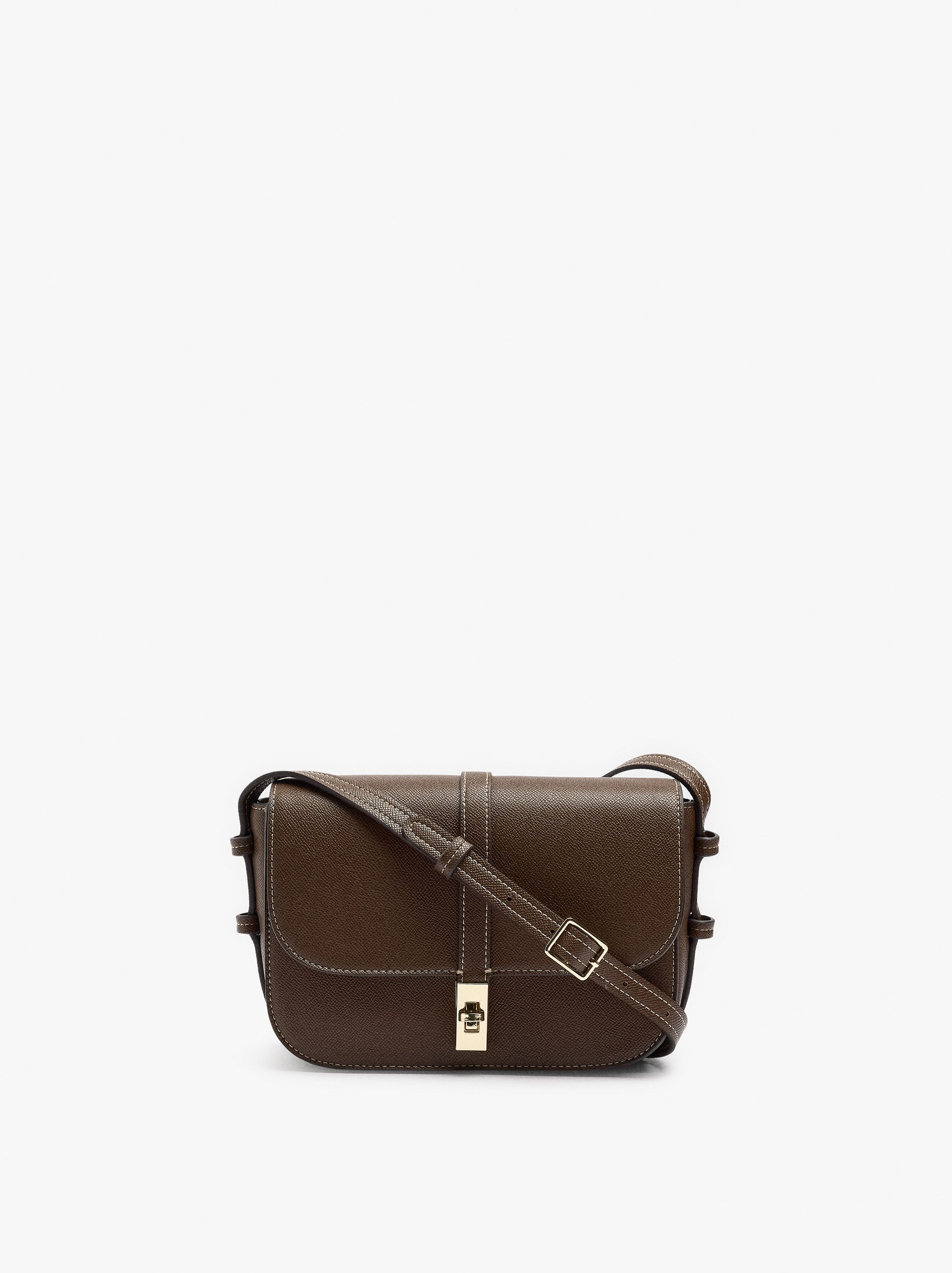Bolso Bandolera Con Solapa