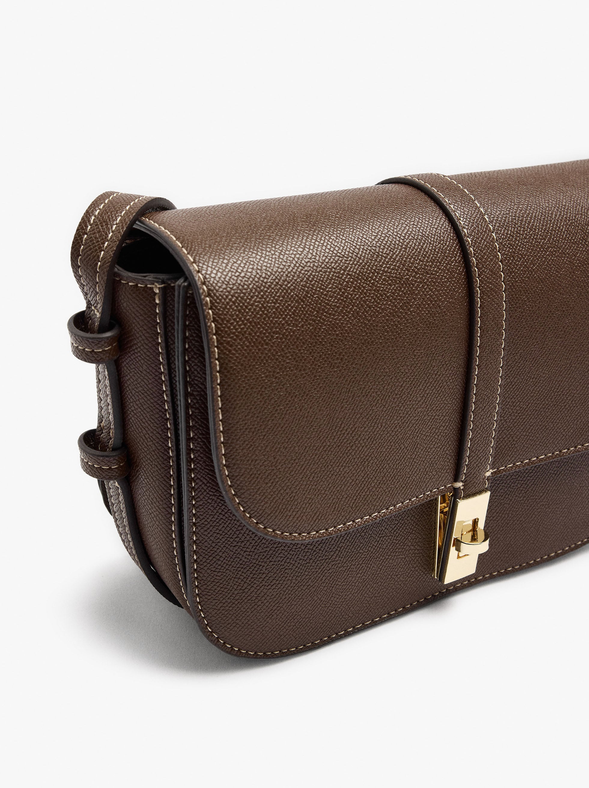 Bolso Bandolera Con Solapa