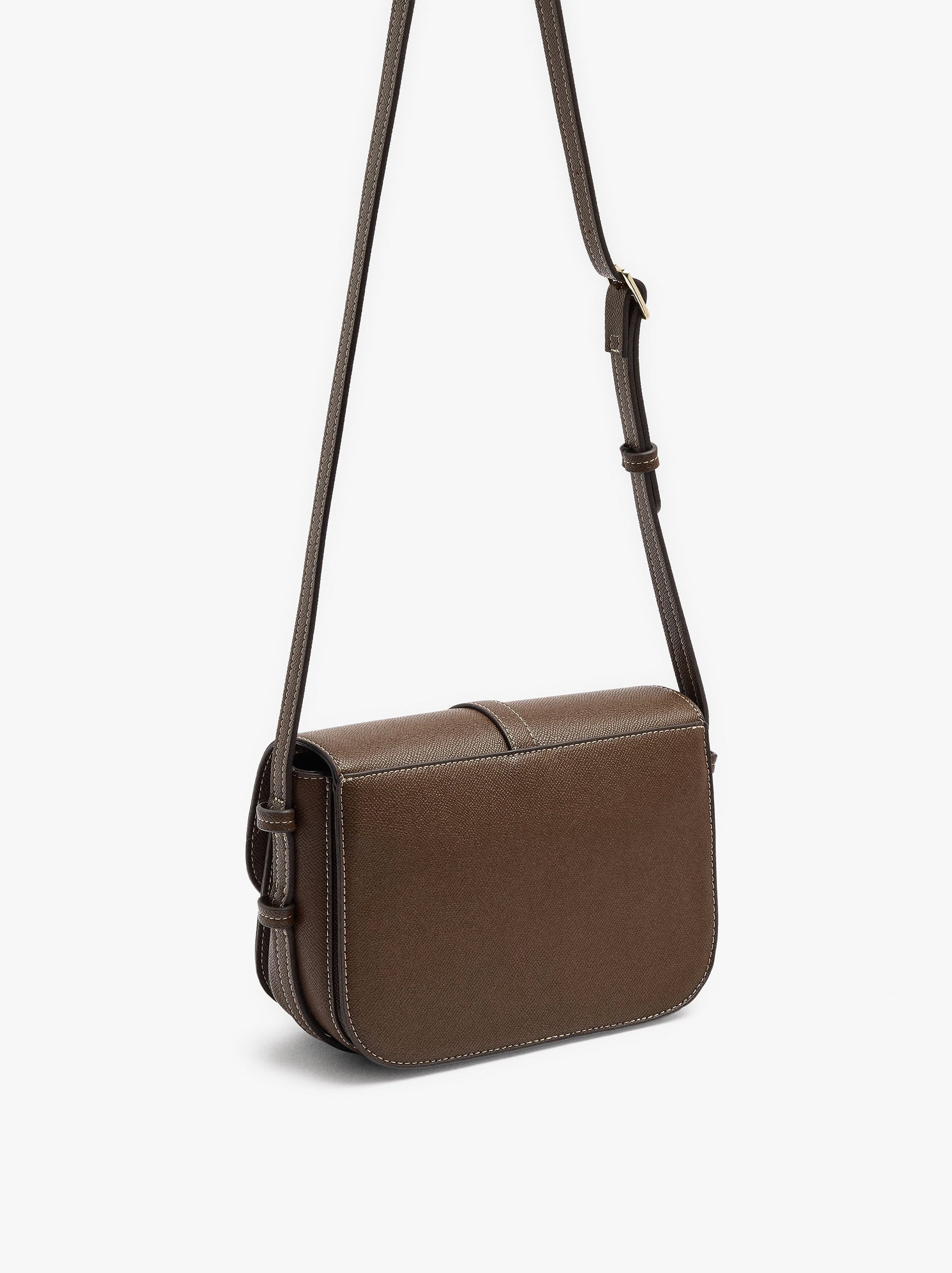 Bolso Bandolera Con Solapa