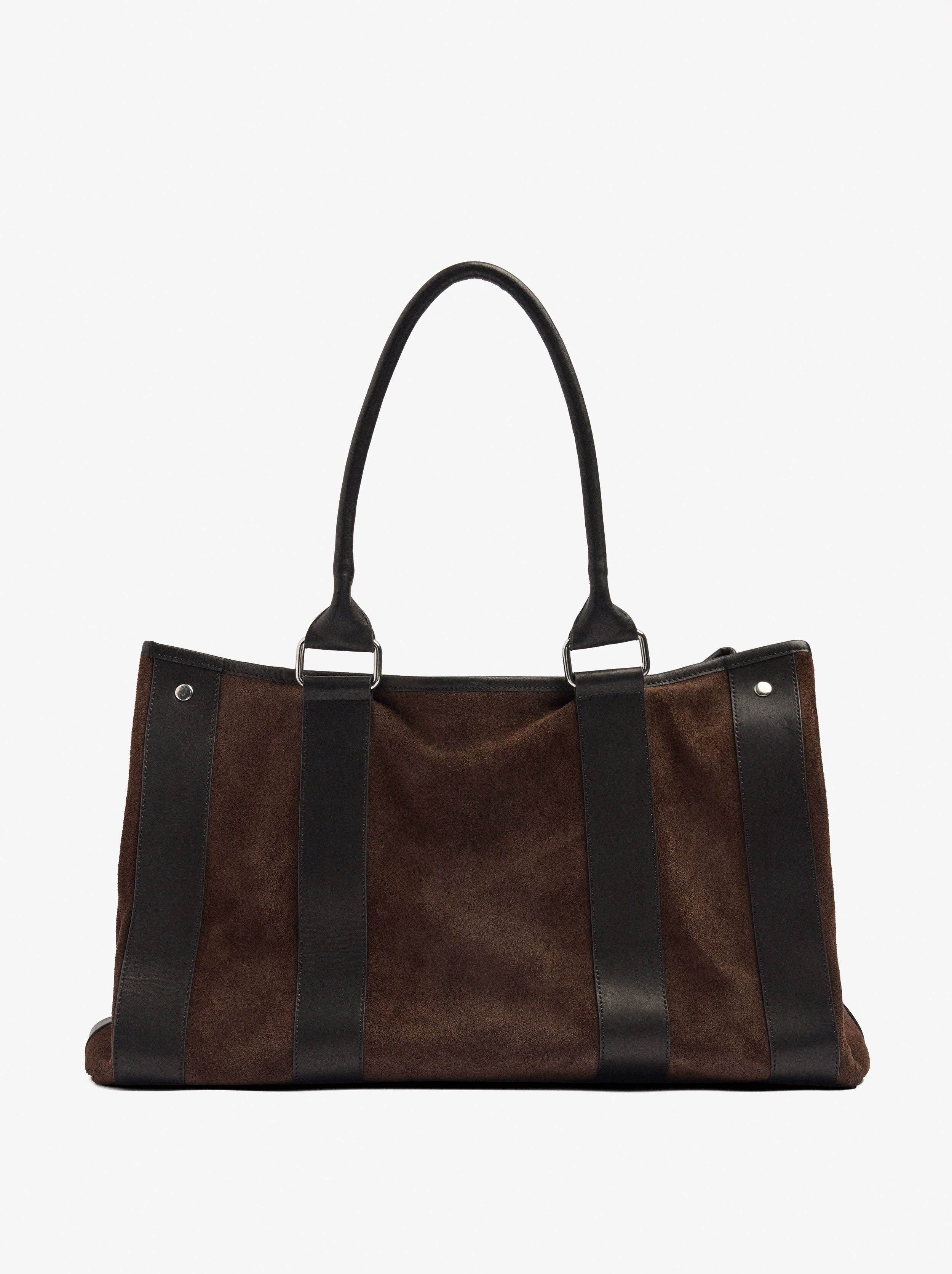 Bolso Shopper De Piel Con Asas L