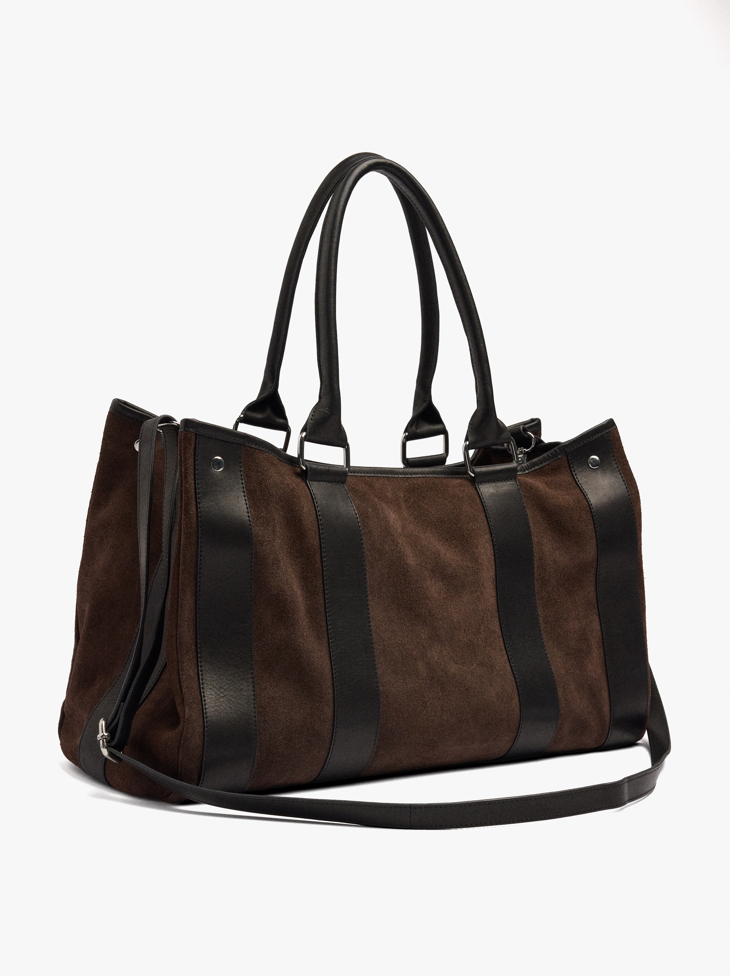Bolso Shopper De Piel Con Asas L