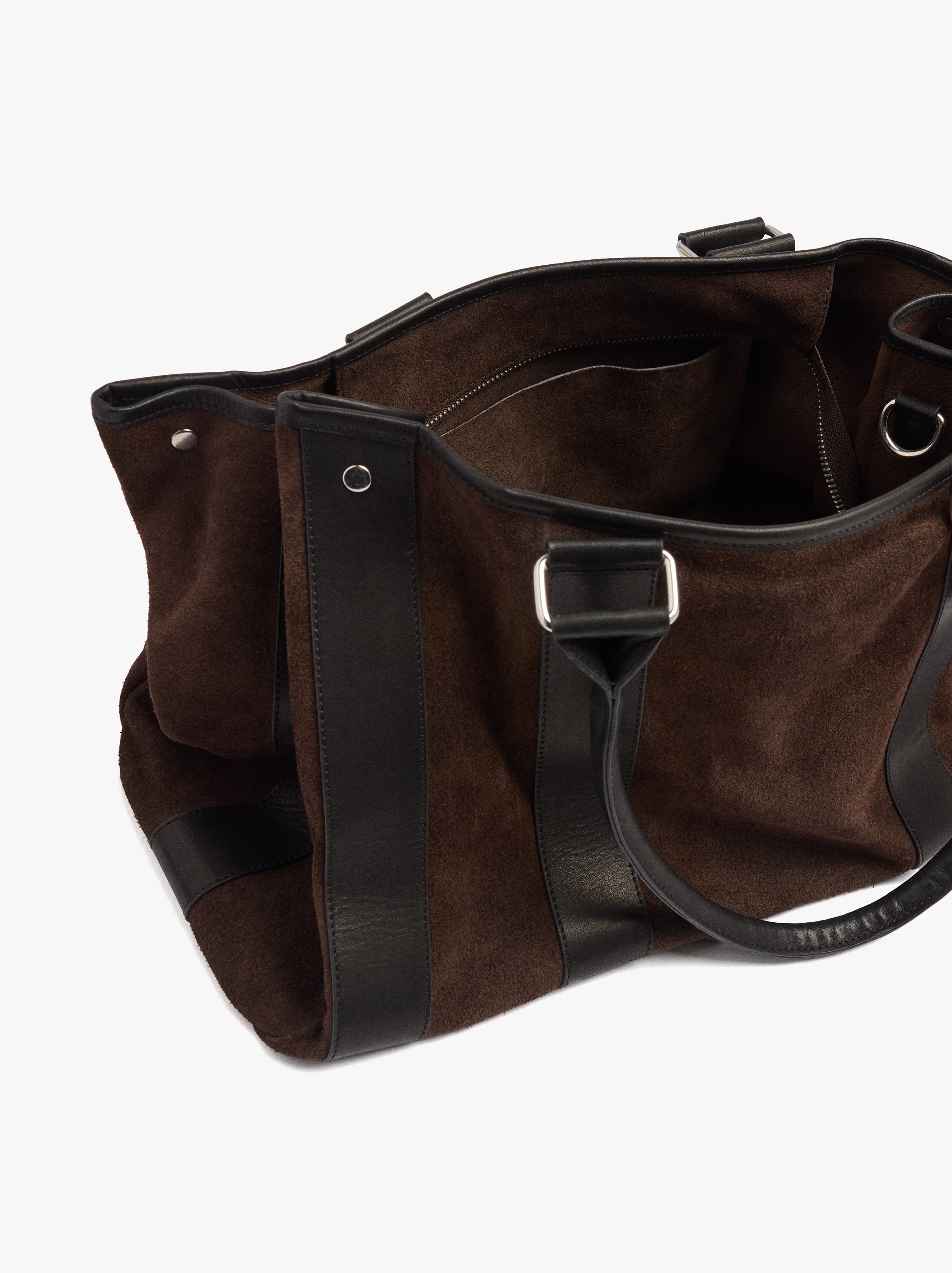 Bolso Shopper De Piel Con Asas L