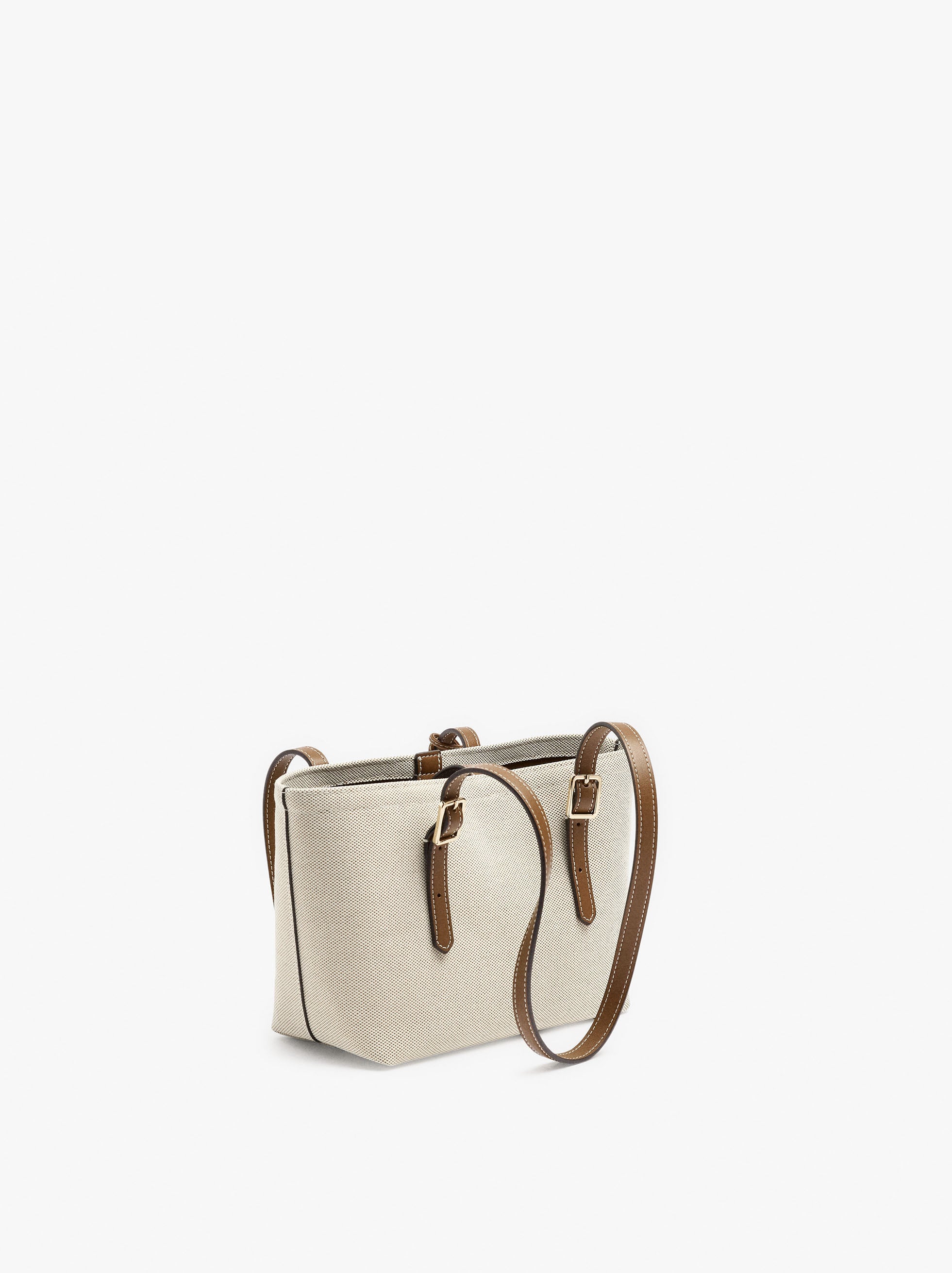 Bolso Tote De Lona Con Bolsa Removible
