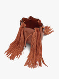 Bolso Bombonera Con Flecos Largos