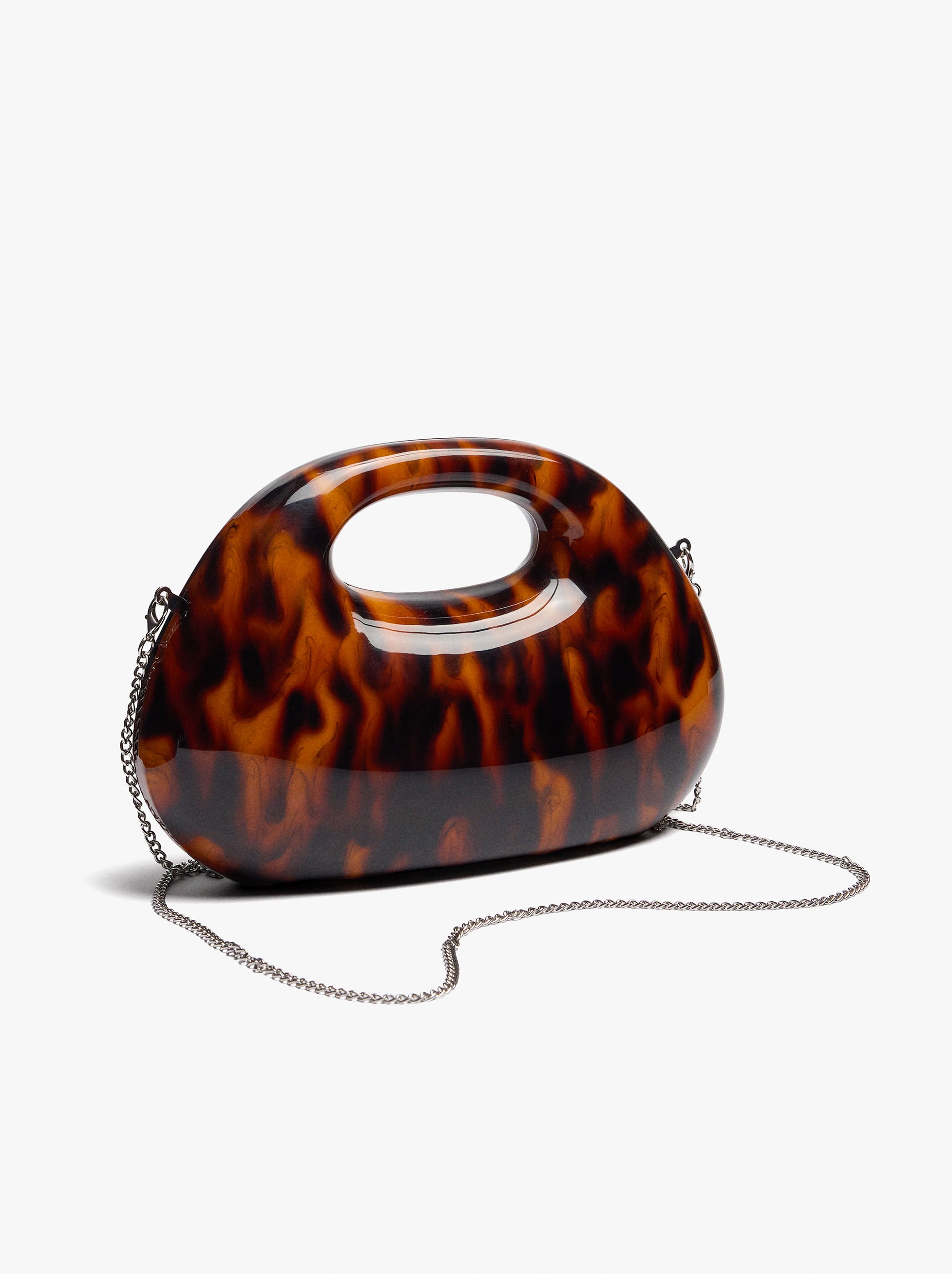 Bolso De Fiesta Rígido Ovalado