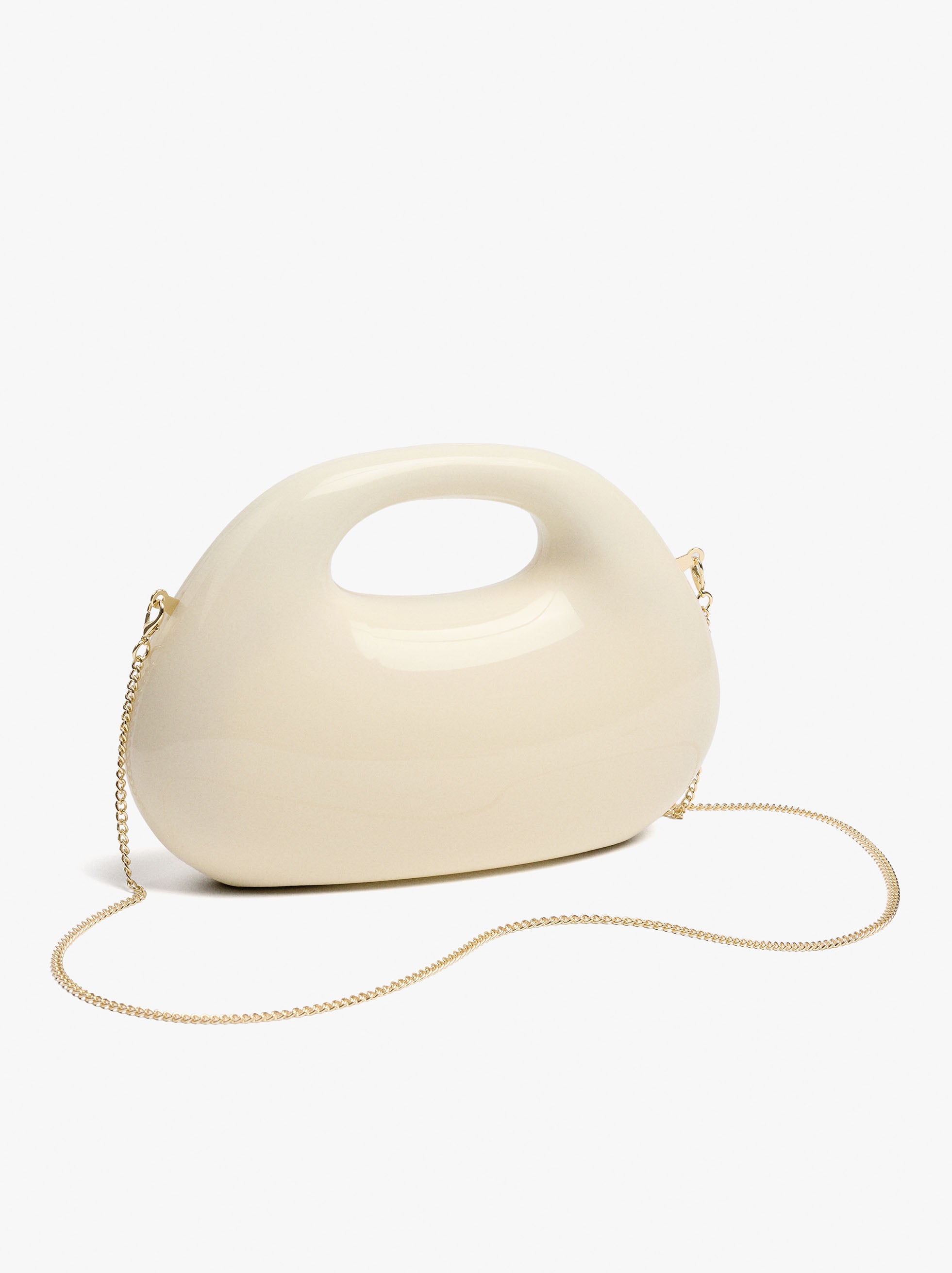 Bolso De Fiesta Rígido Ovalado