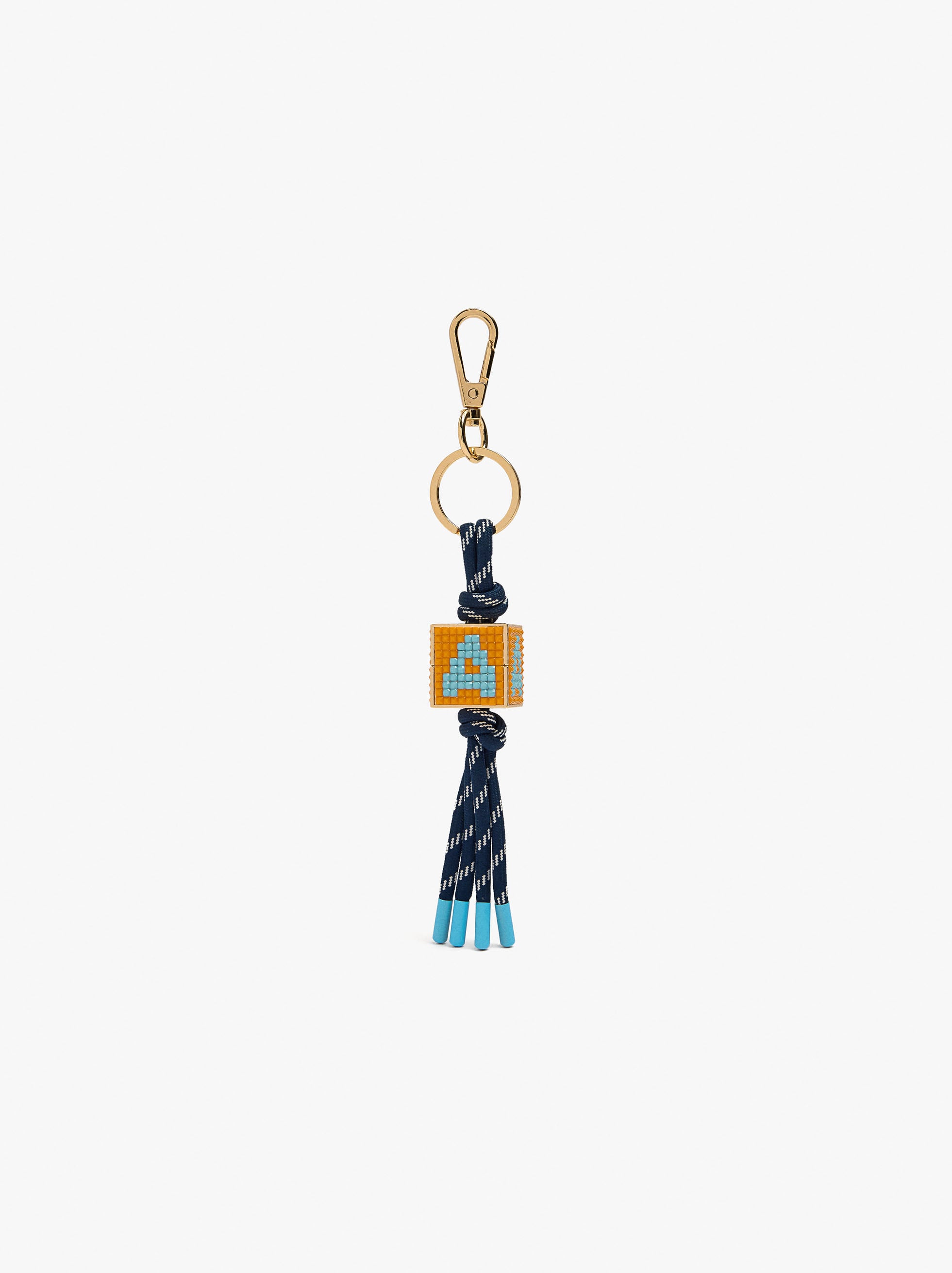 Llavero Charm De Cordón Con Letra
