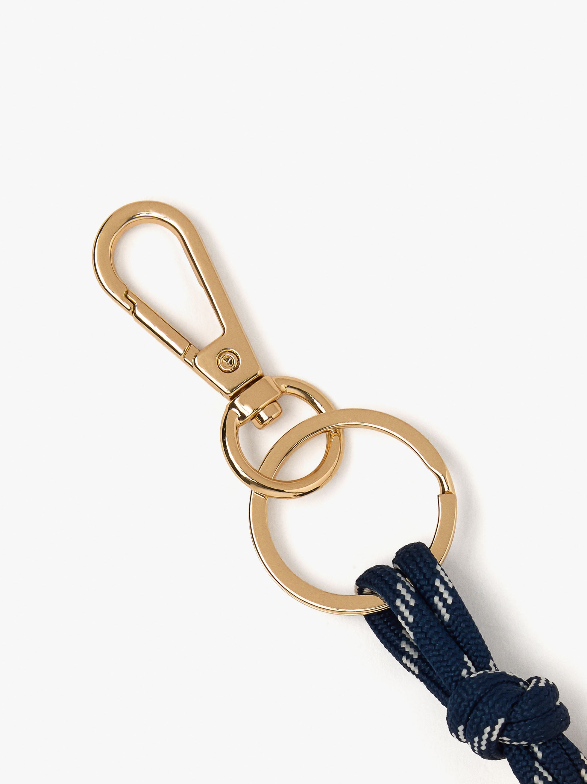 Llavero Charm De Cordón Con Letra
