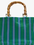 Bolso Tote Con Base De Rattan M