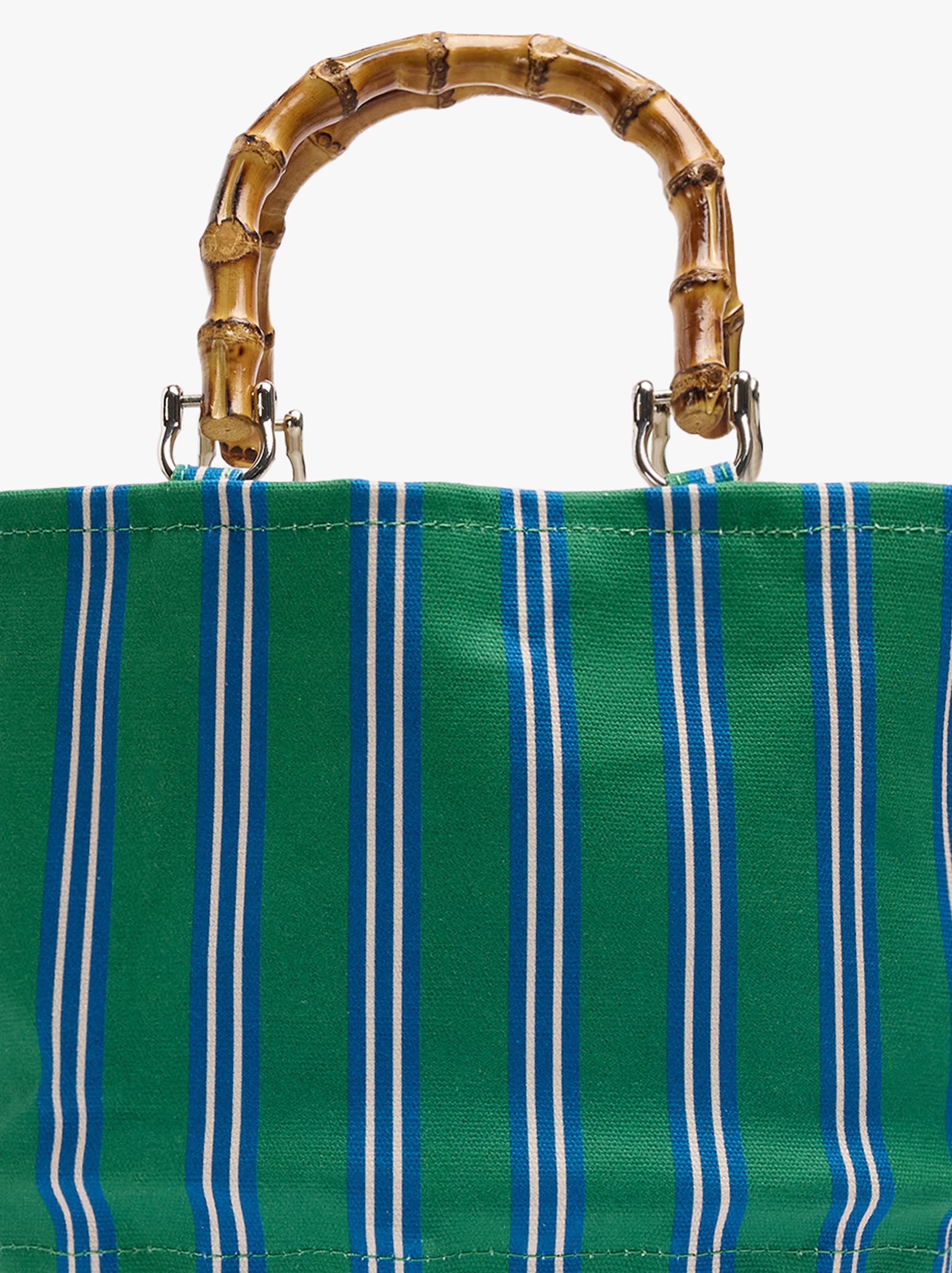 Bolso Tote Con Base De Rattan M