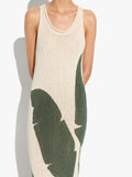Vestido De Punto Con Estampado