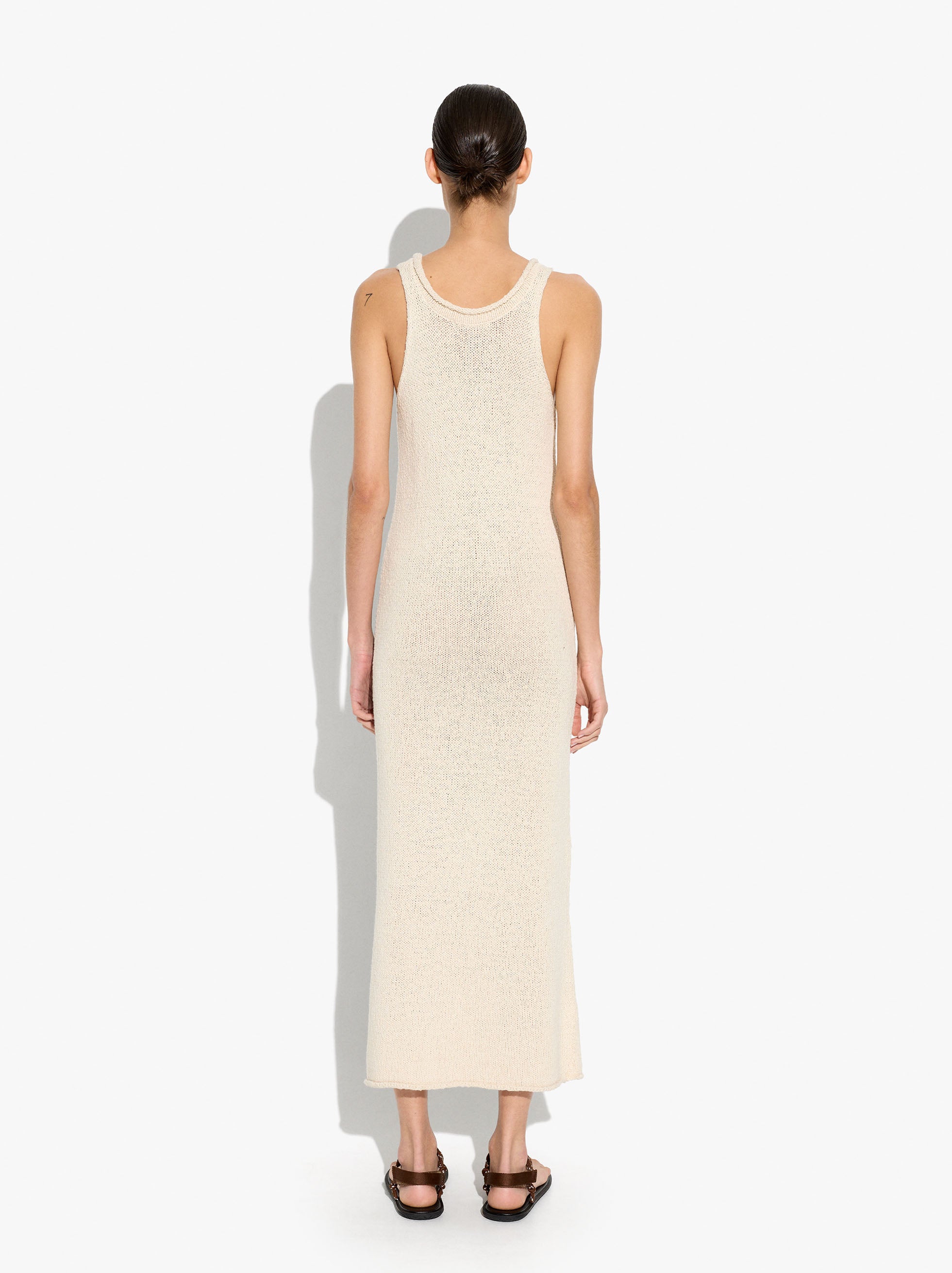 Vestido De Punto Con Estampado