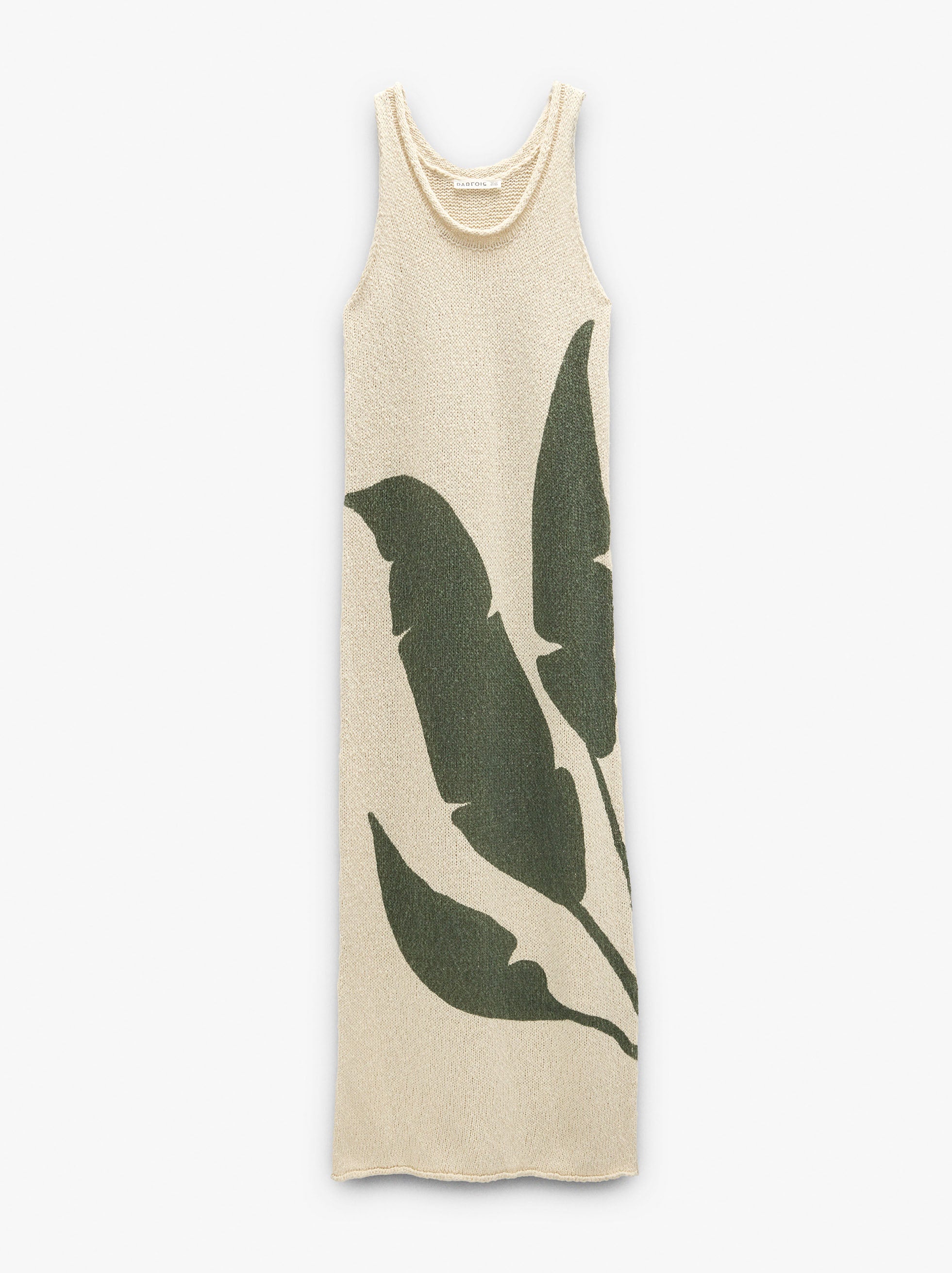 Vestido De Punto Con Estampado