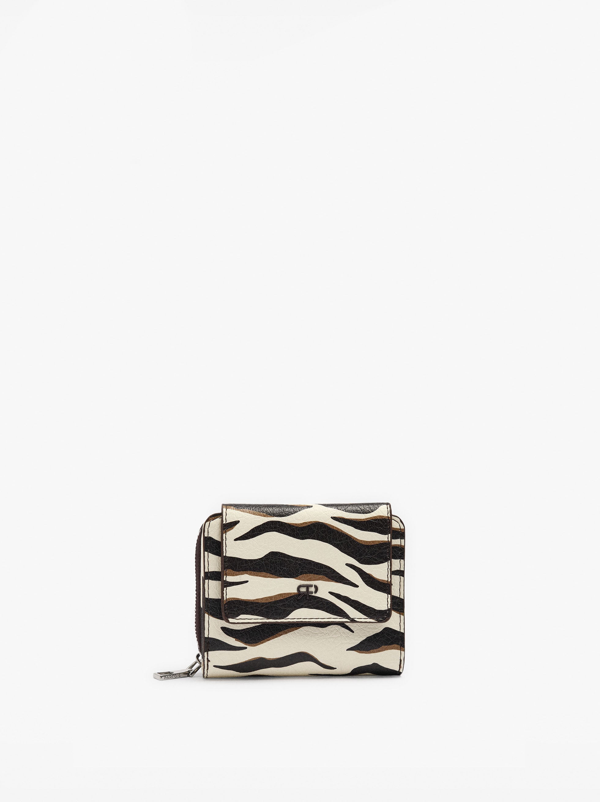 Cartera Estampado Con Solapa