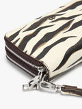 Cartera Con Cierre De Cremallera Doble Estampado Animal