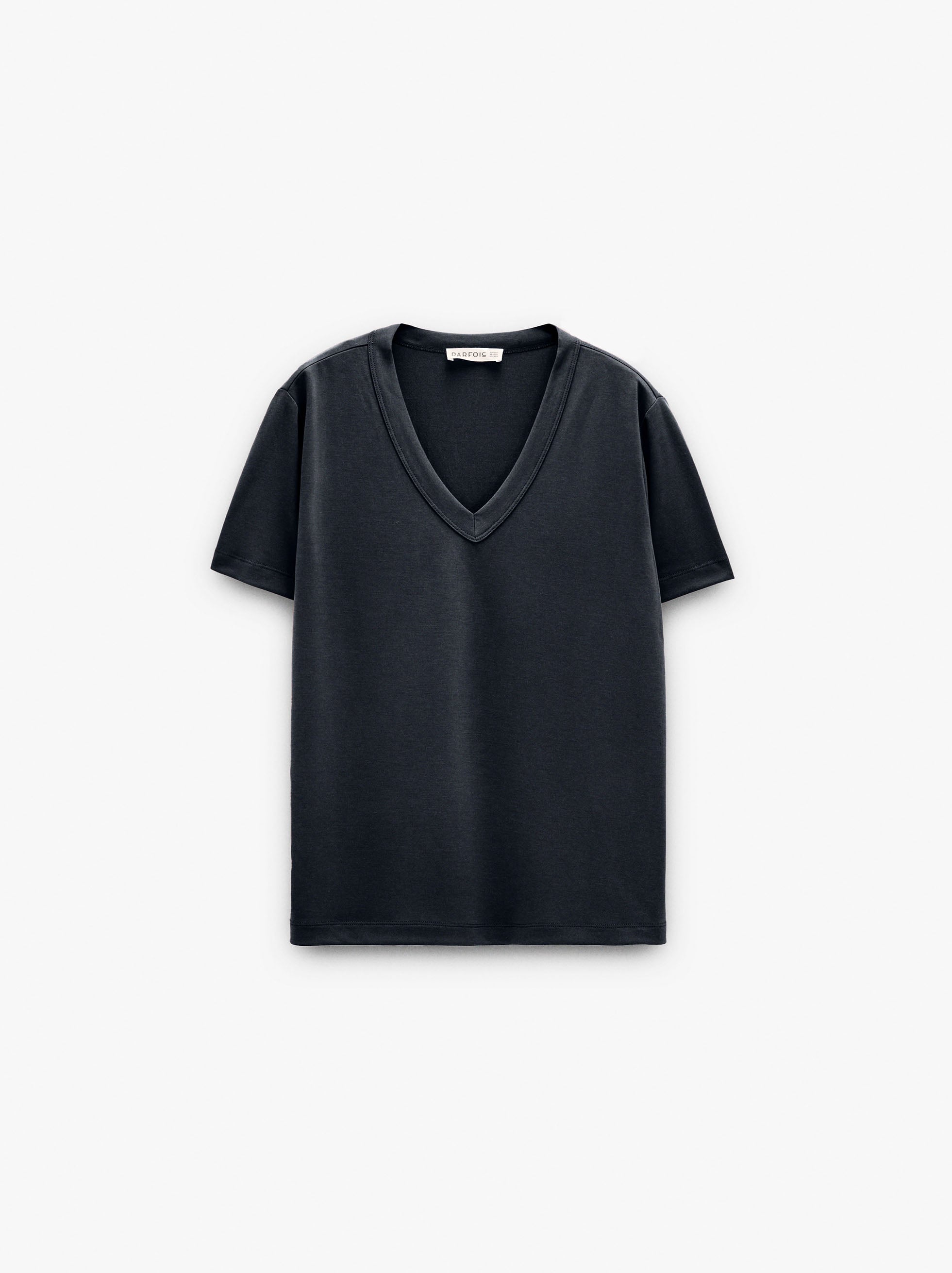 Camiseta De Escote En Pico