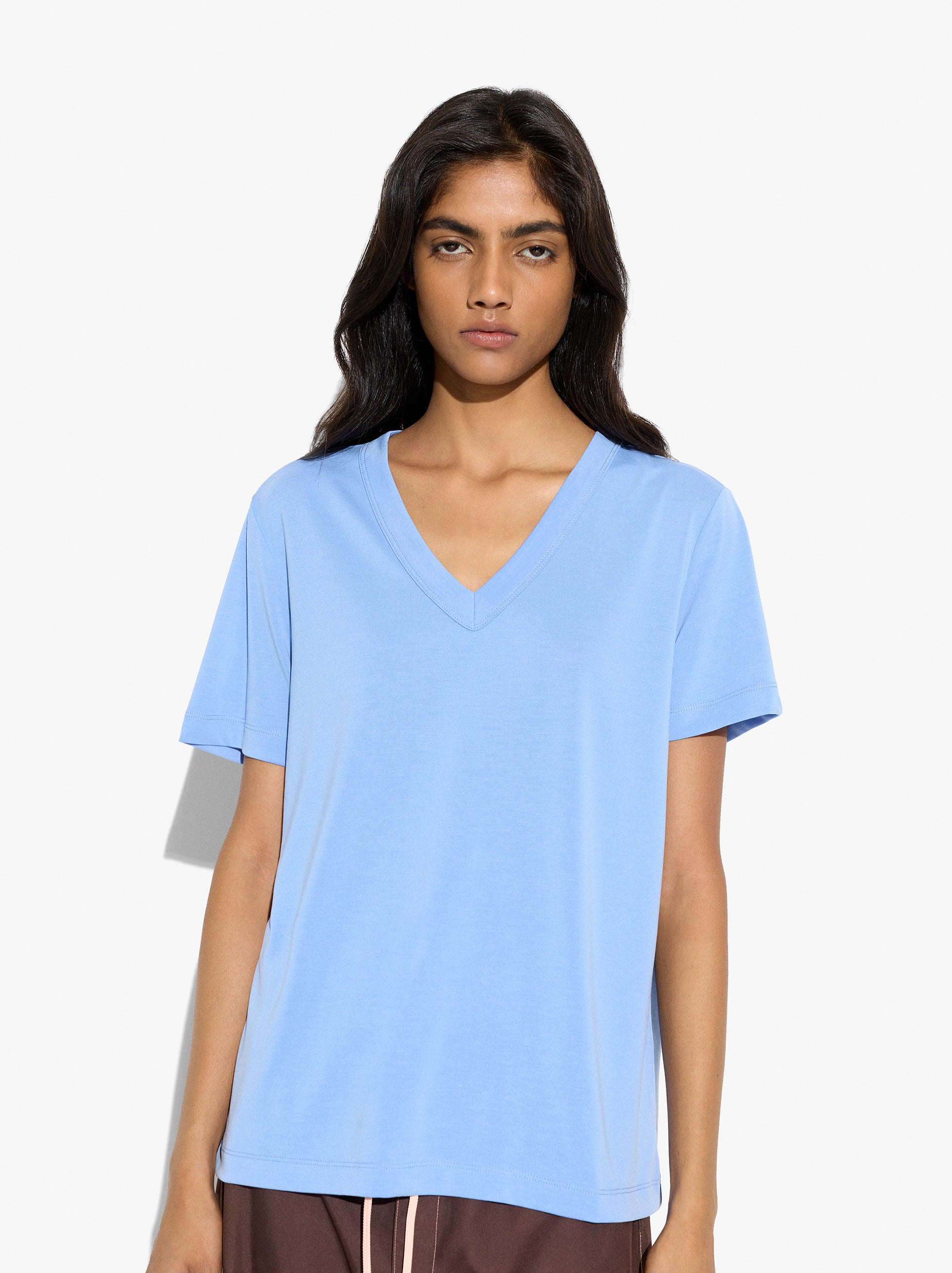 Camiseta De Escote En Pico