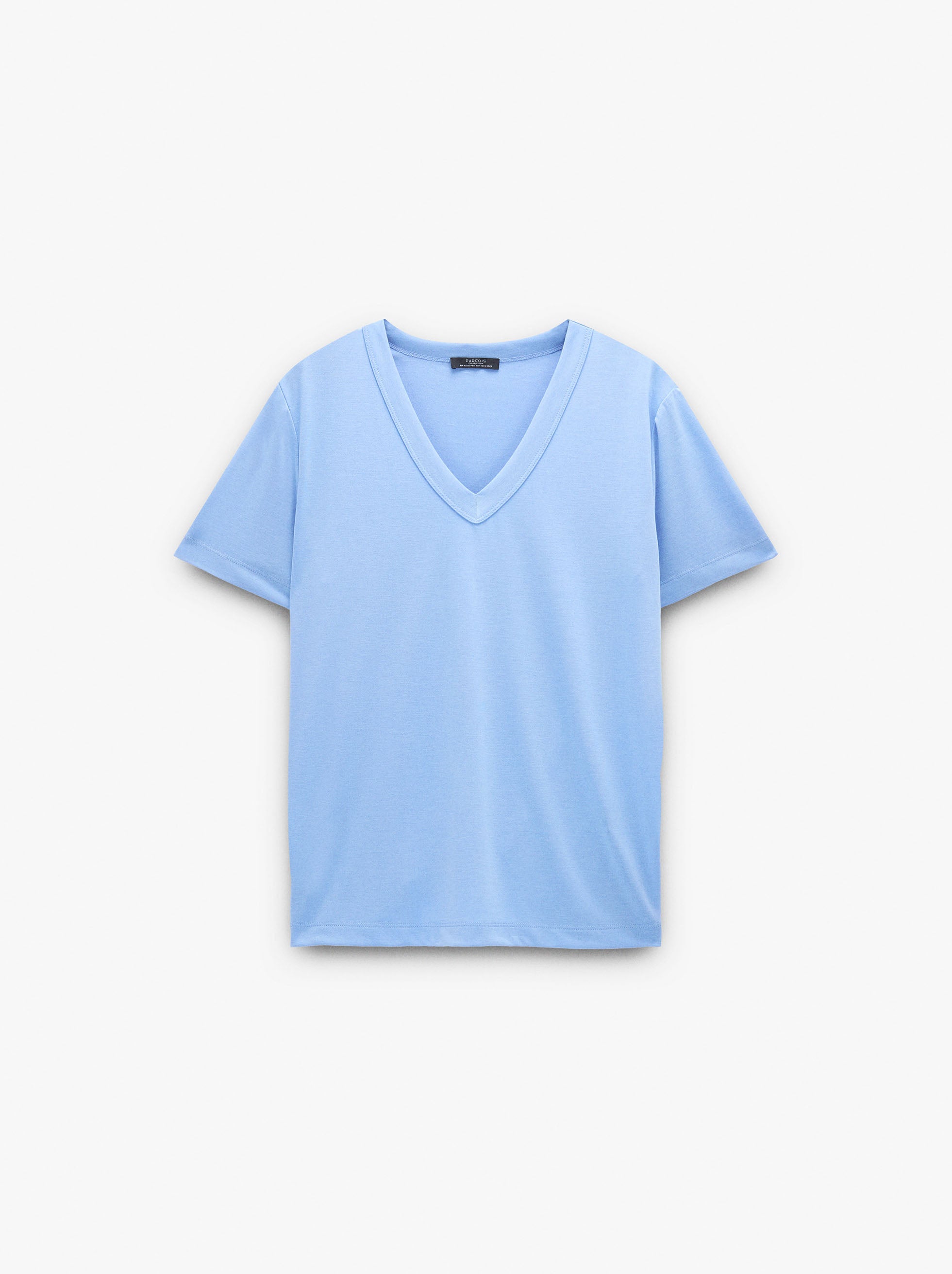 Camiseta De Escote En Pico